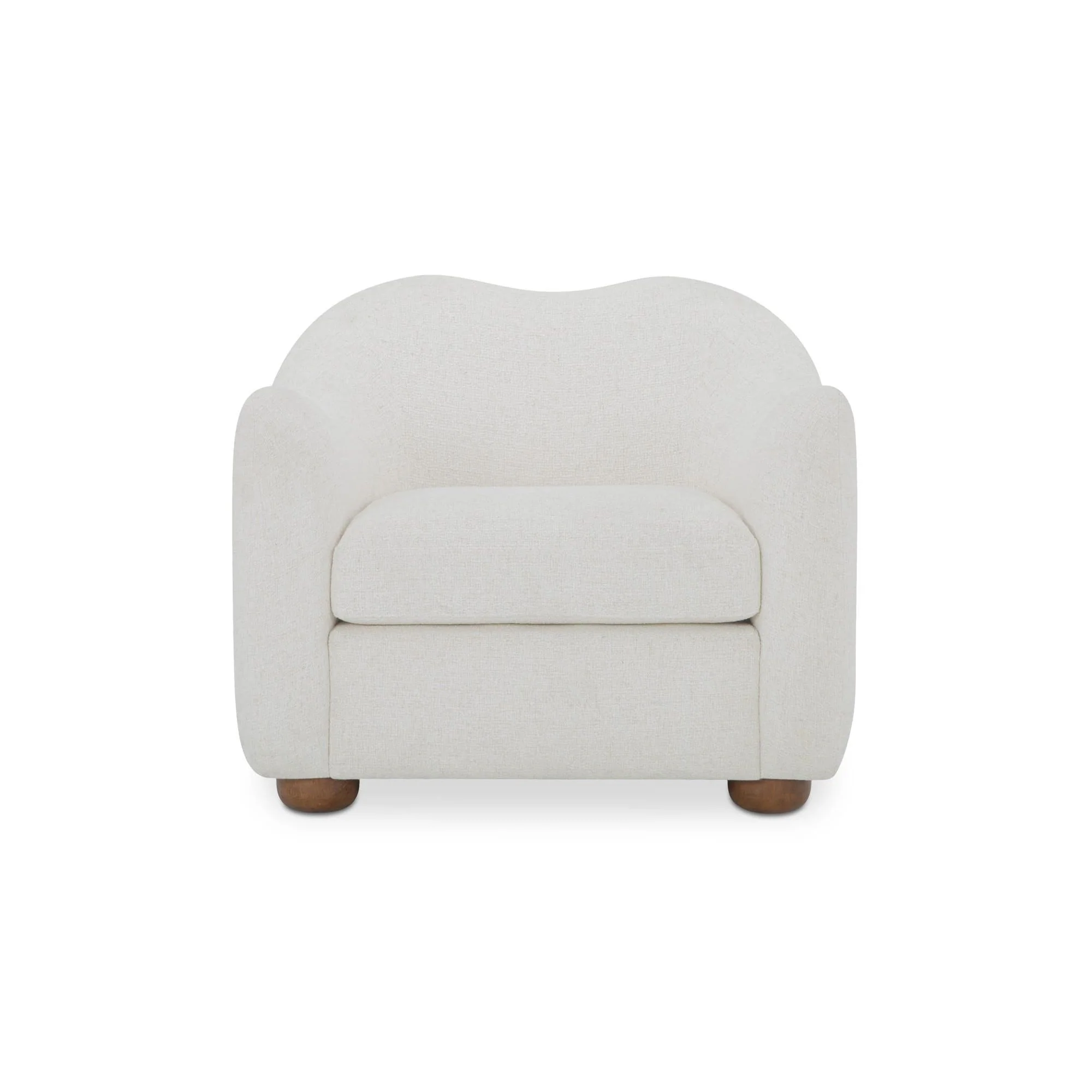 Moe's Home Collection Bria Oatmeal Accent Chair - Image 6
