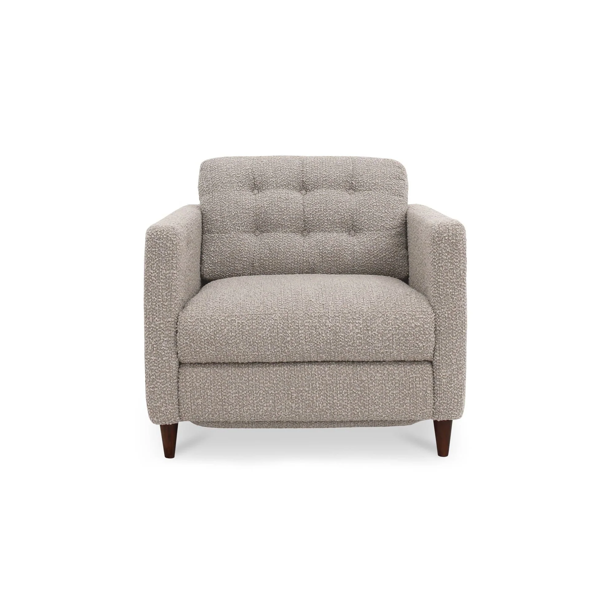 Moe's Home Collection Bridgers Warm Grey Power Recliner Chair