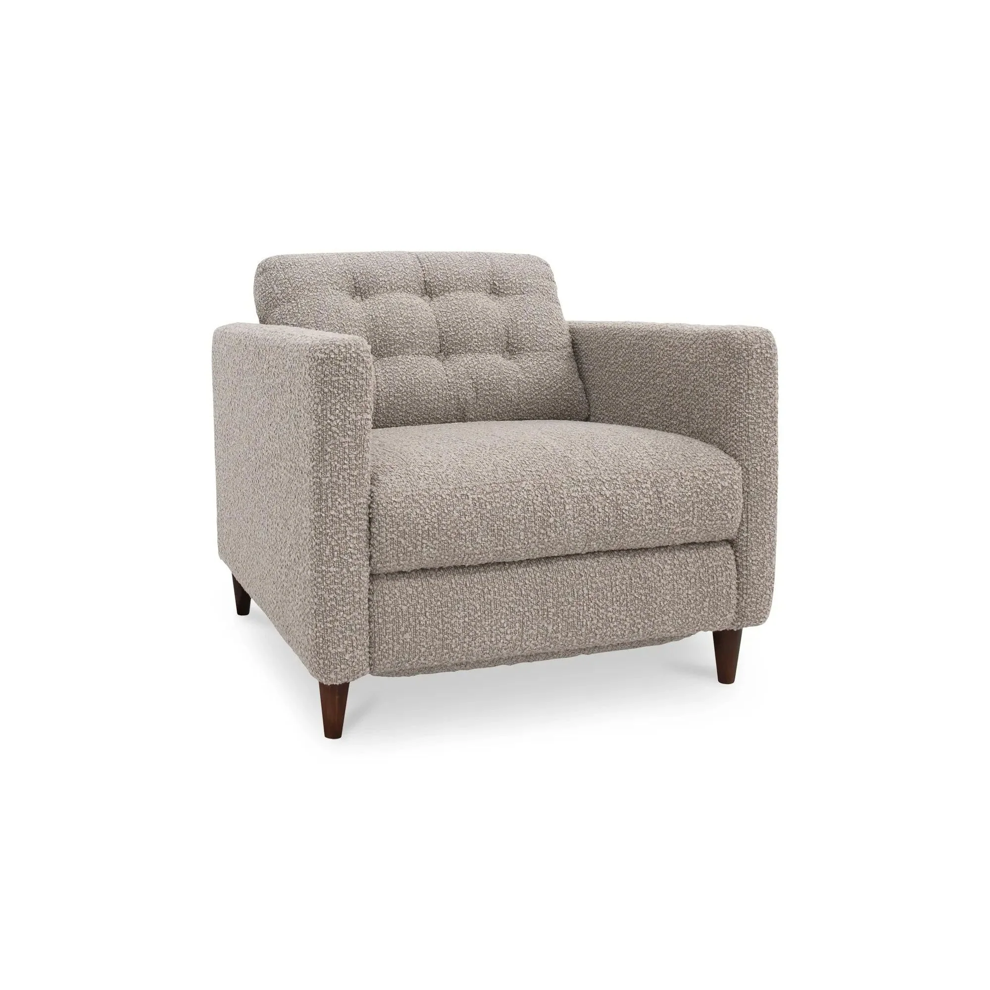 Moe's Home Collection Bridgers Warm Grey Power Recliner Chair - Image 4