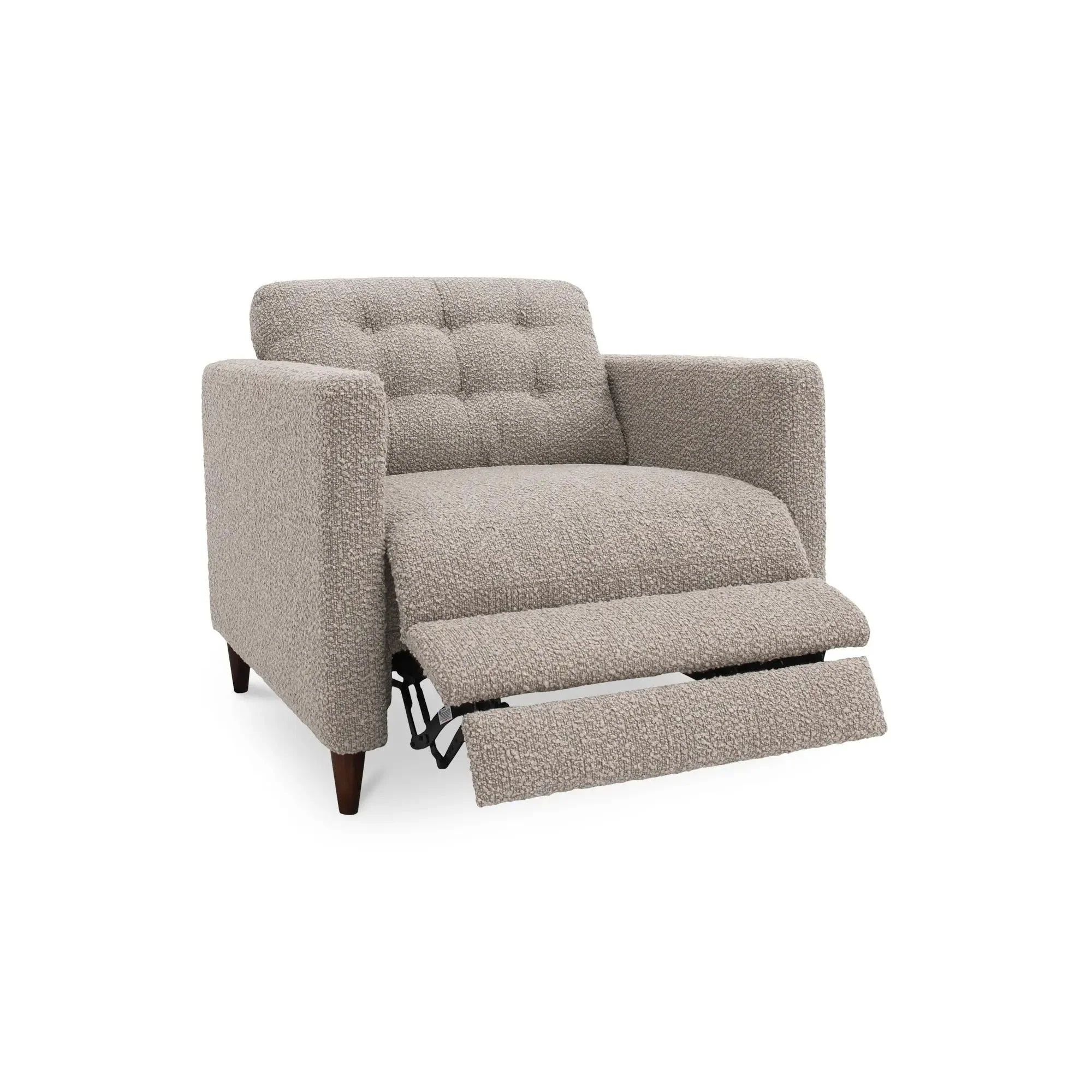 Moe's Home Collection Bridgers Warm Grey Power Recliner Chair - Image 5