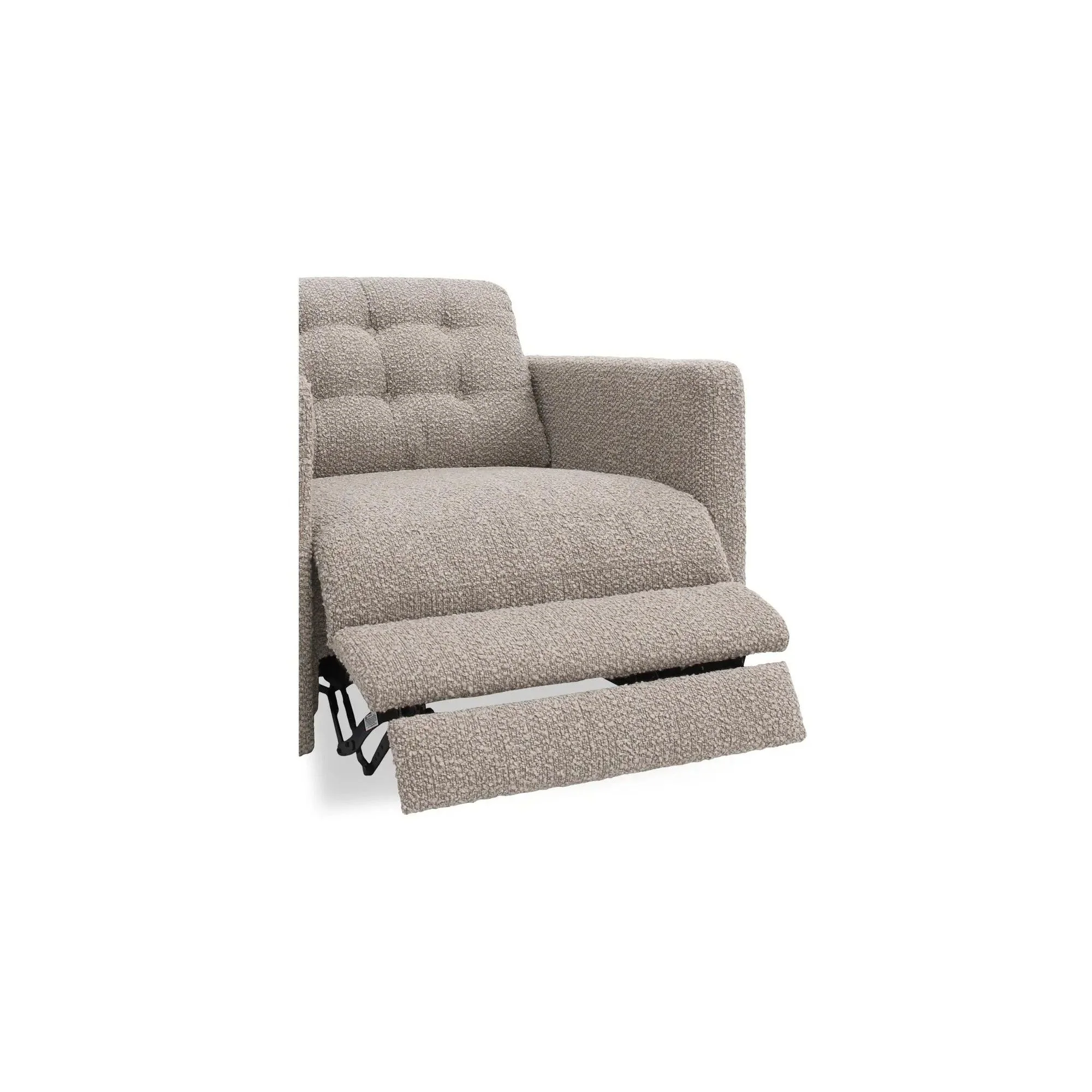 Moe's Home Collection Bridgers Warm Grey Power Recliner Chair - Image 7