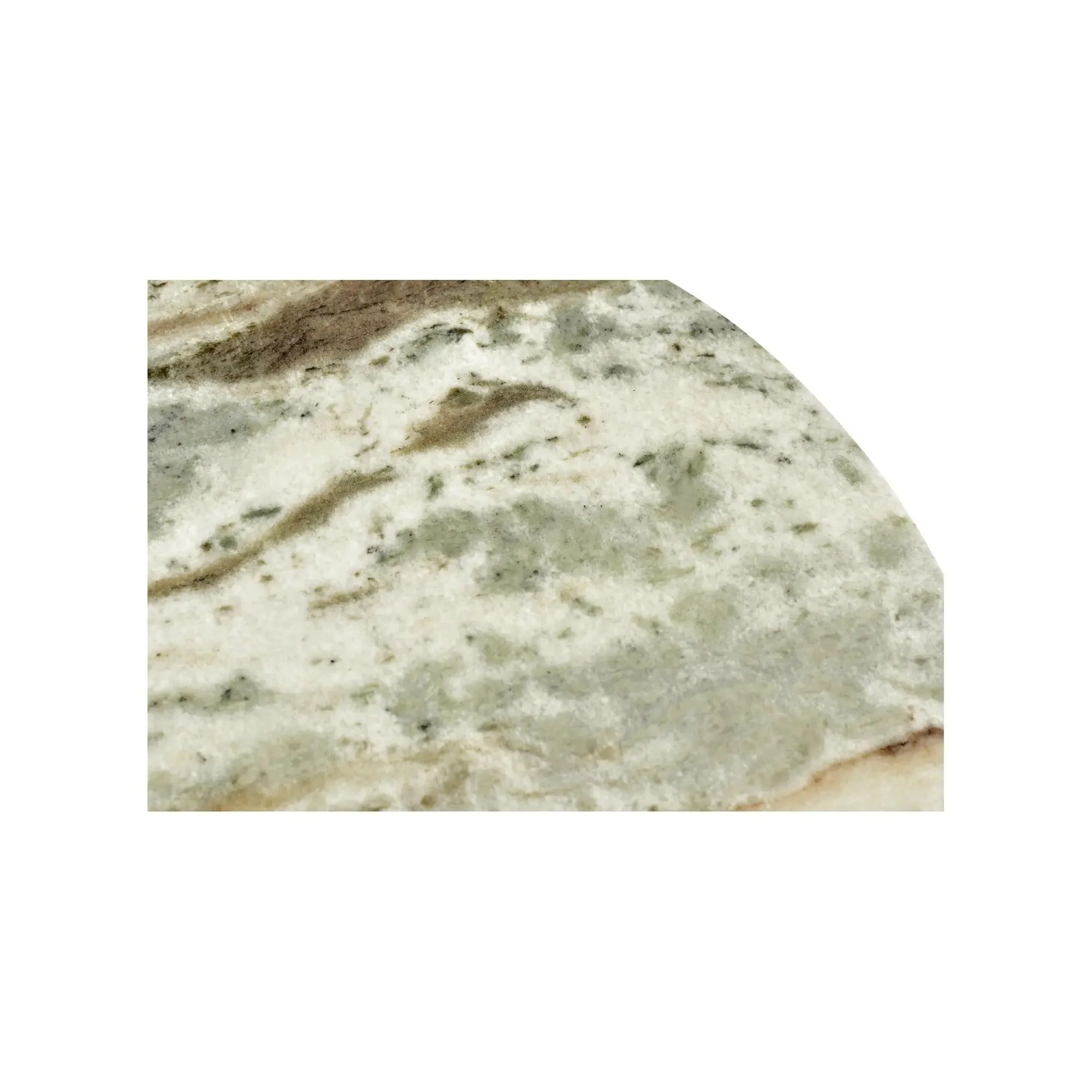 Moe's Home Collection Brinley Light Brown Marble Accent Table - Image 4