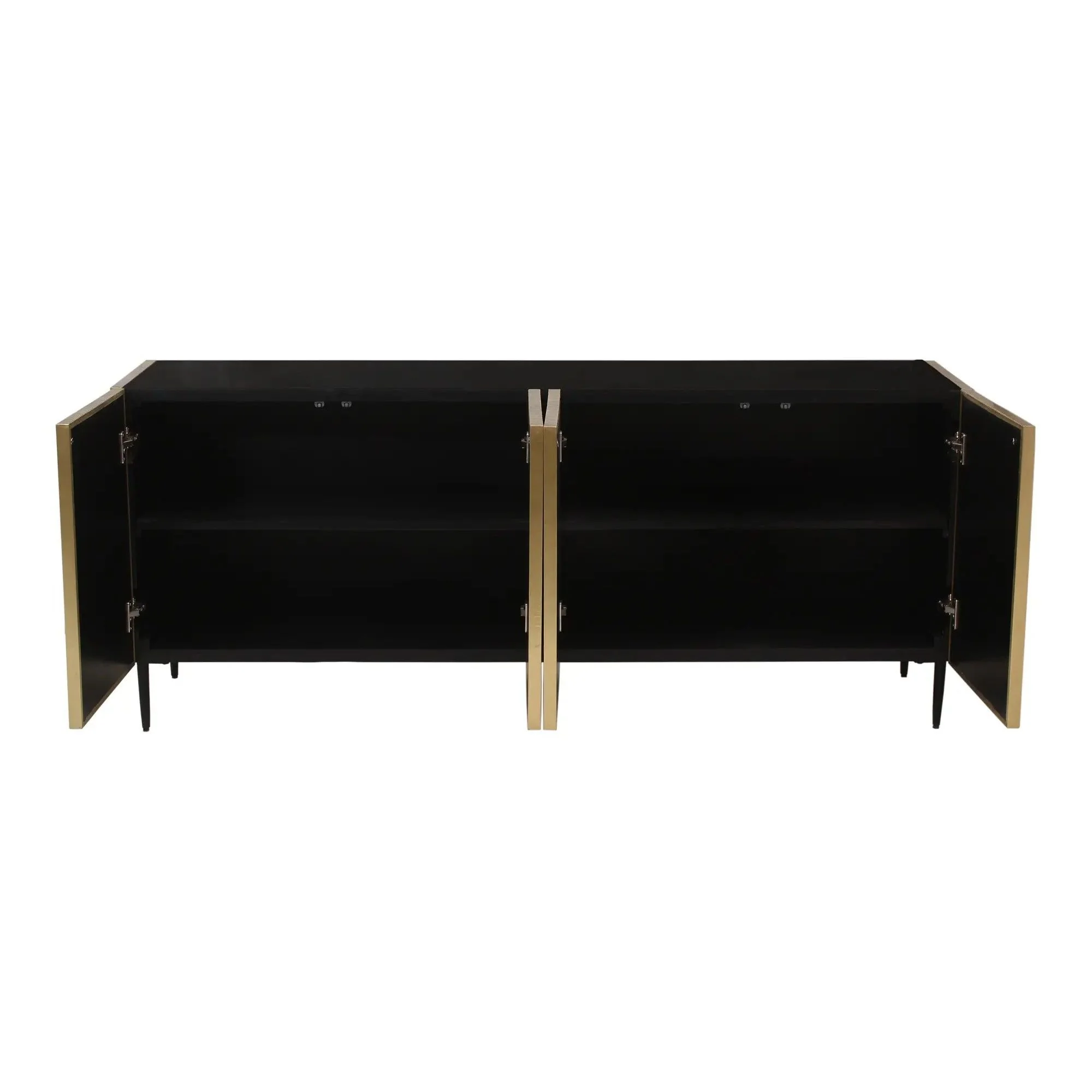 Moe's Home Collection Brogan Antique Brass Sideboard - Image 3