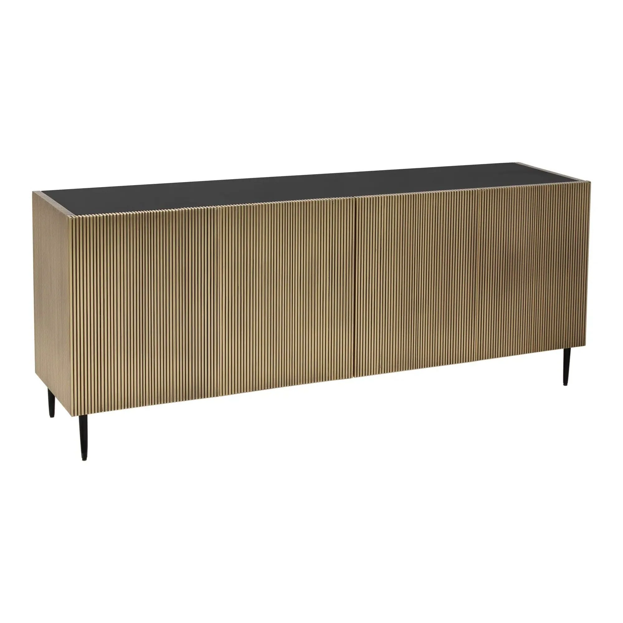 Moe's Home Collection Brogan Antique Brass Sideboard - Image 4