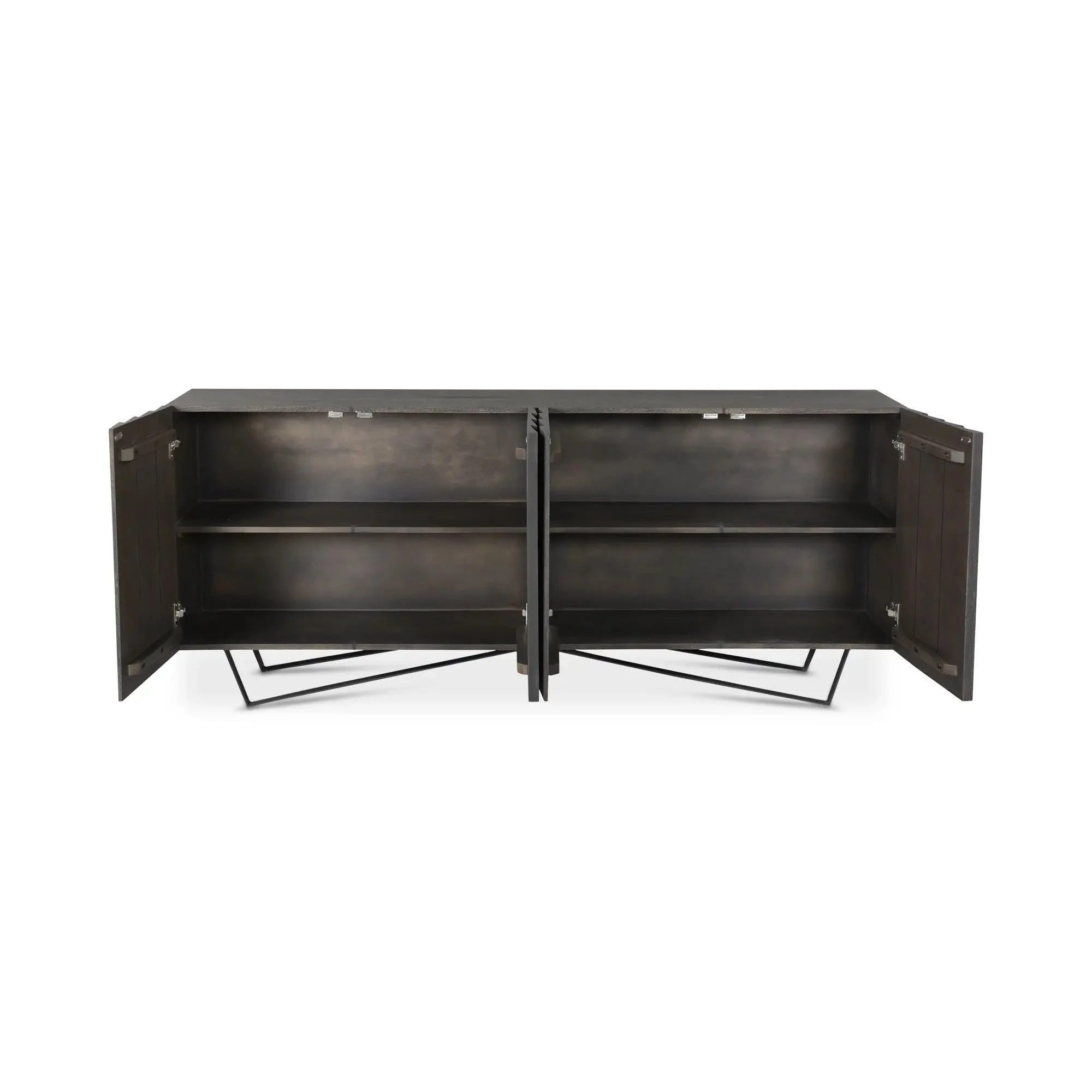 Moe's Home Collection Brolio Charcoal Grey Sideboard - Image 5