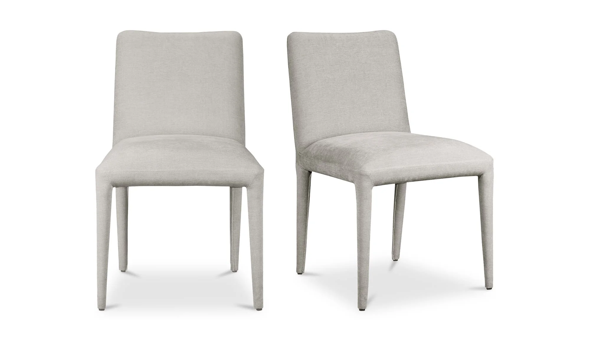 Moe's Home Calla Dining Chair Light Grey - Set Of Two