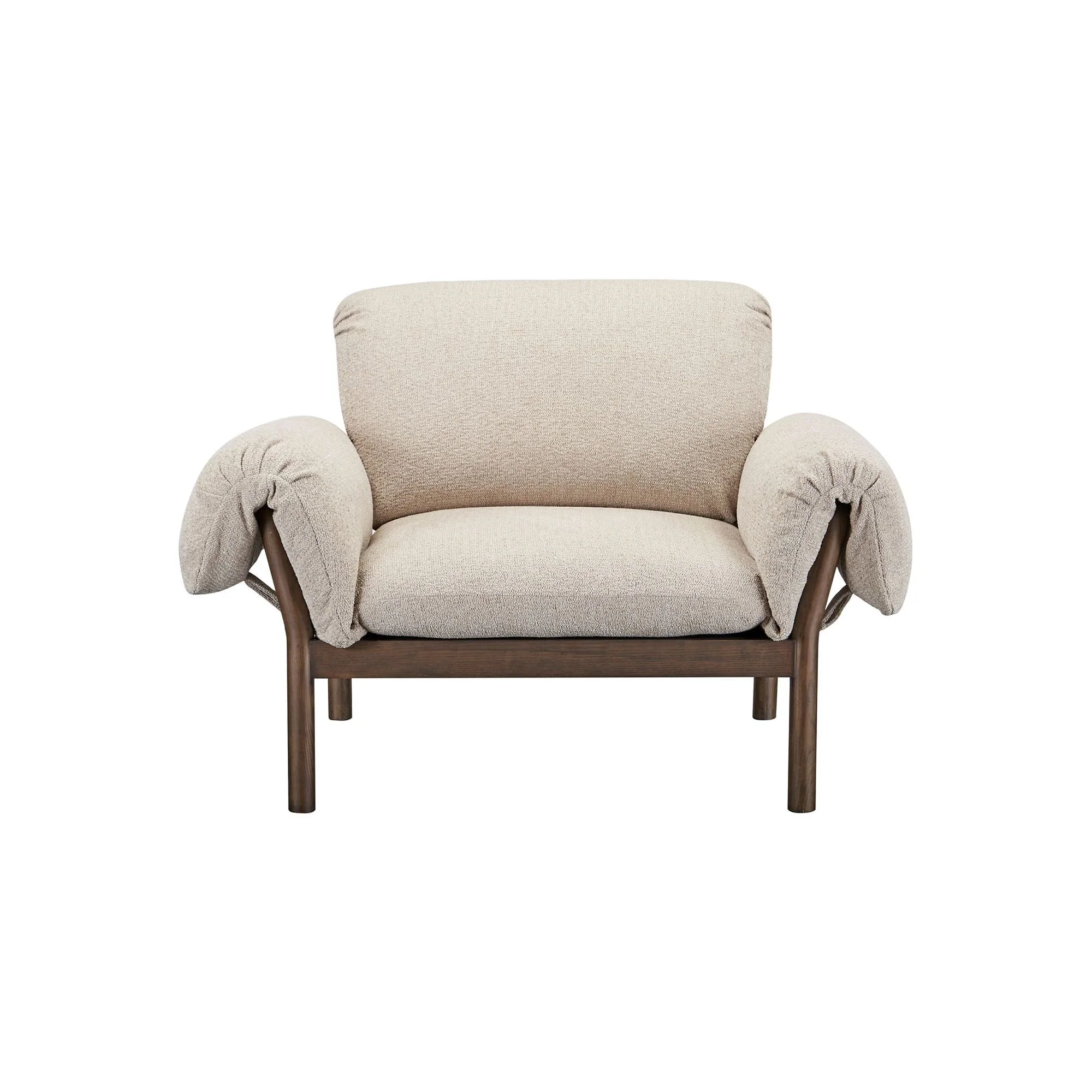 Moe's Home Collection Cardero Beige Lounge Chair