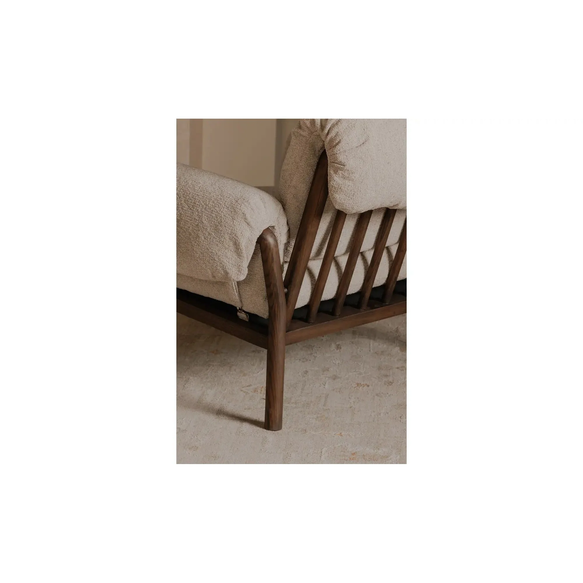 Moe's Home Collection Cardero Beige Lounge Chair - Image 4