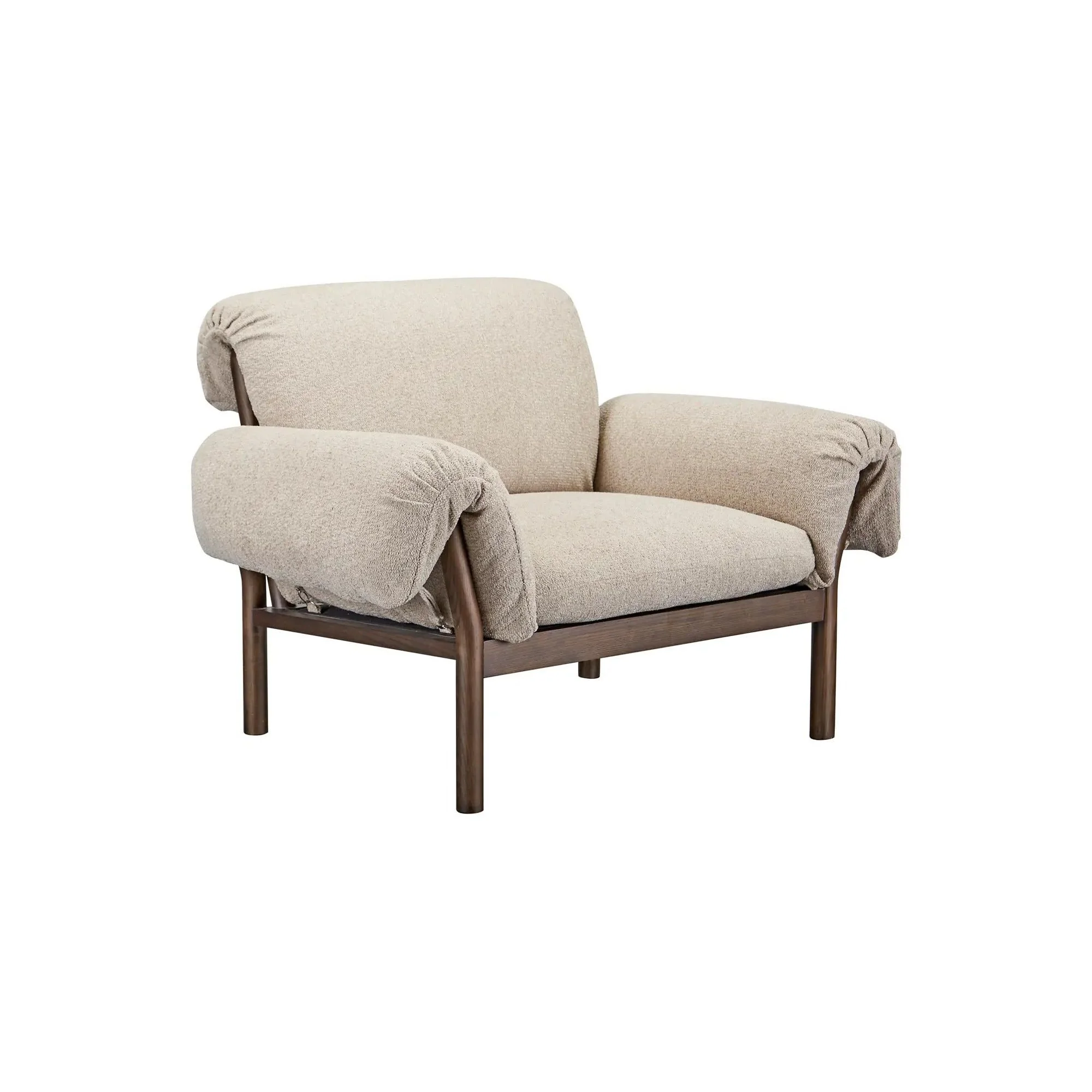 Moe's Home Collection Cardero Beige Lounge Chair - Image 5
