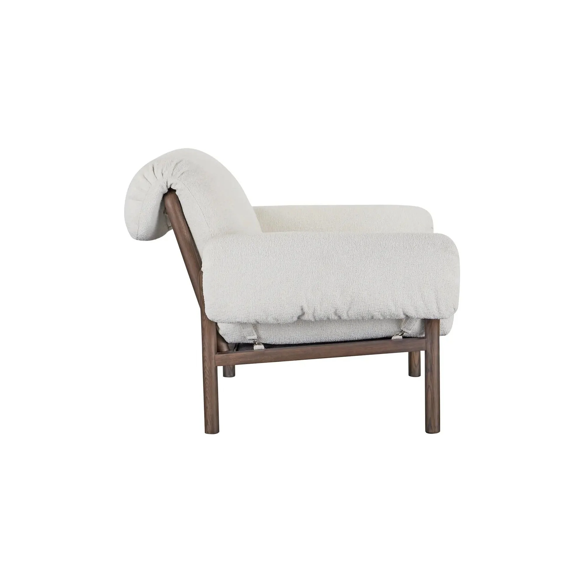 Moe's Home Collection Cardero Ivory Lounge Chair - Image 5
