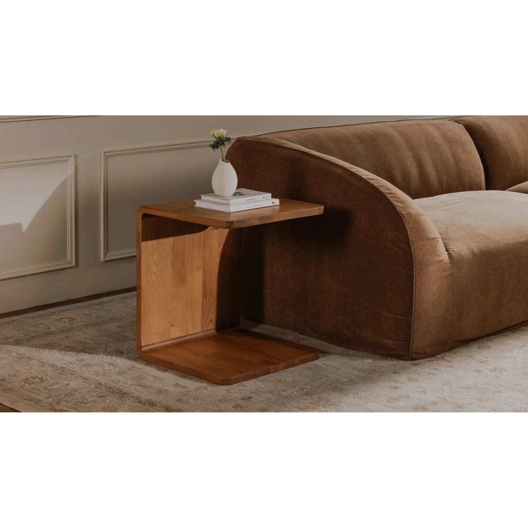 Moe's Home Collection Carrie Natural Side Table - Image 2