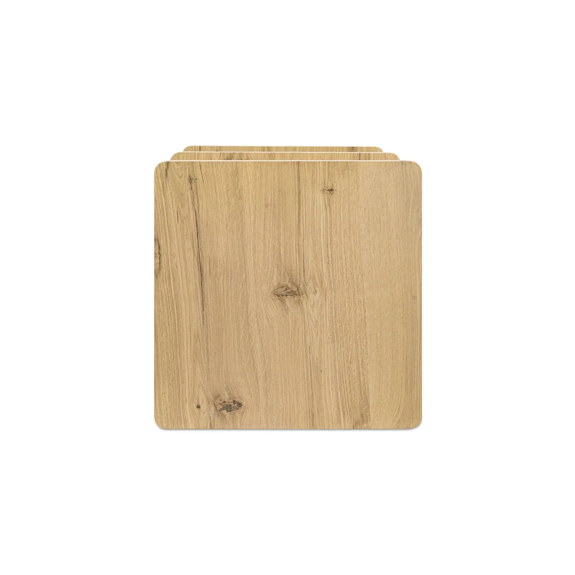 Moe's Home Collection Casey Rustic Oak Side Table - Image 5