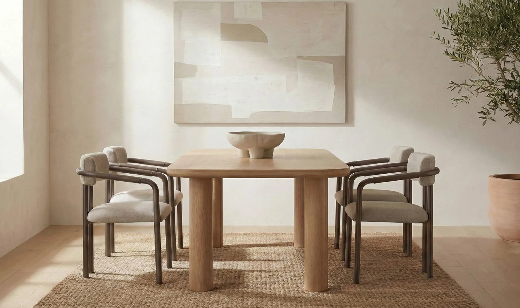 Moe's Home Cassidy Dining Chair Light Brown - Image 2