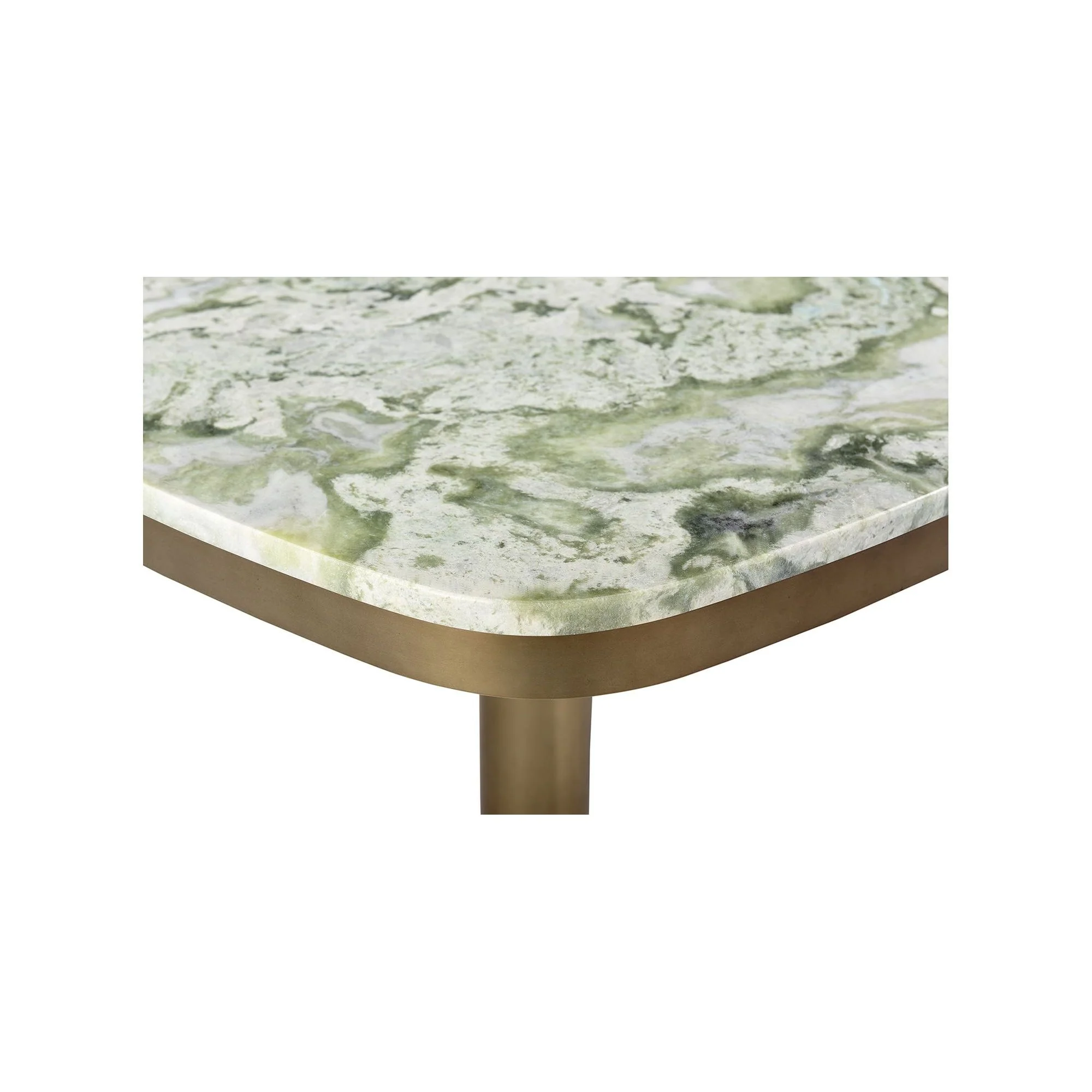 Moe's Home Celeste Cafe Table Green Onyx Marble - Image 11