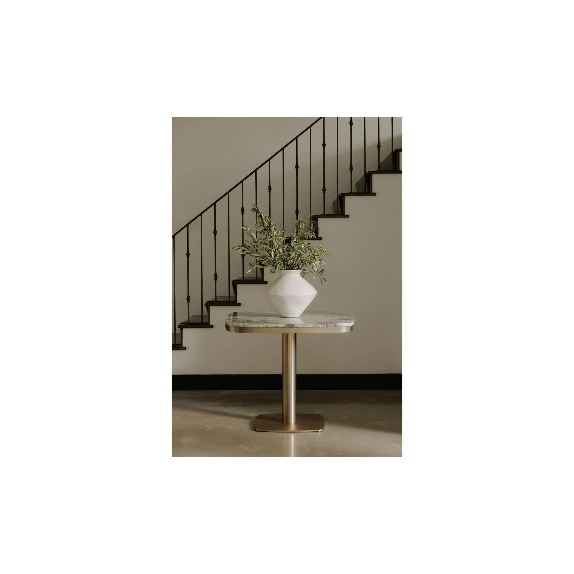 Moe's Home Celeste Cafe Table Green Onyx Marble - Image 2