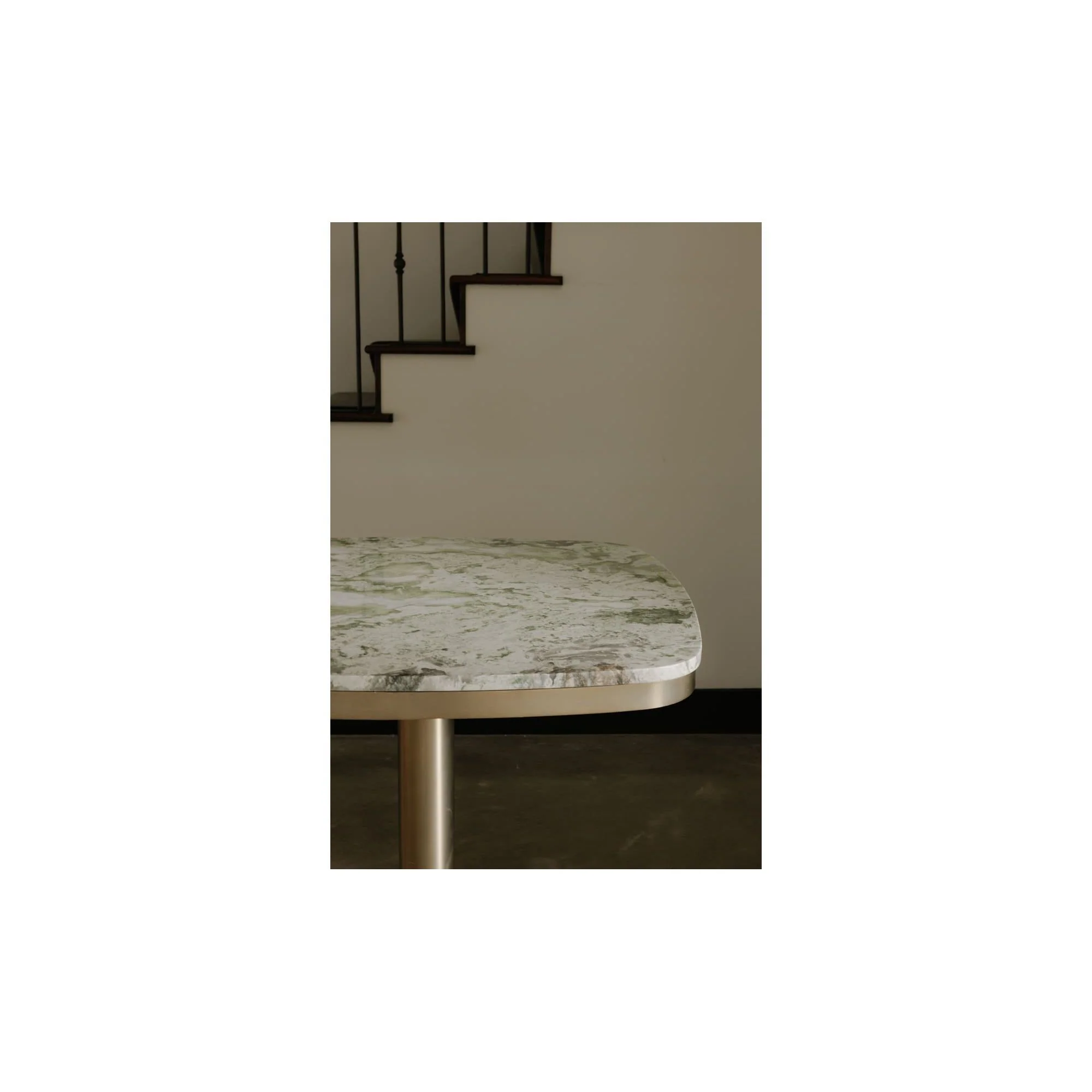 Moe's Home Celeste Cafe Table Green Onyx Marble - Image 3