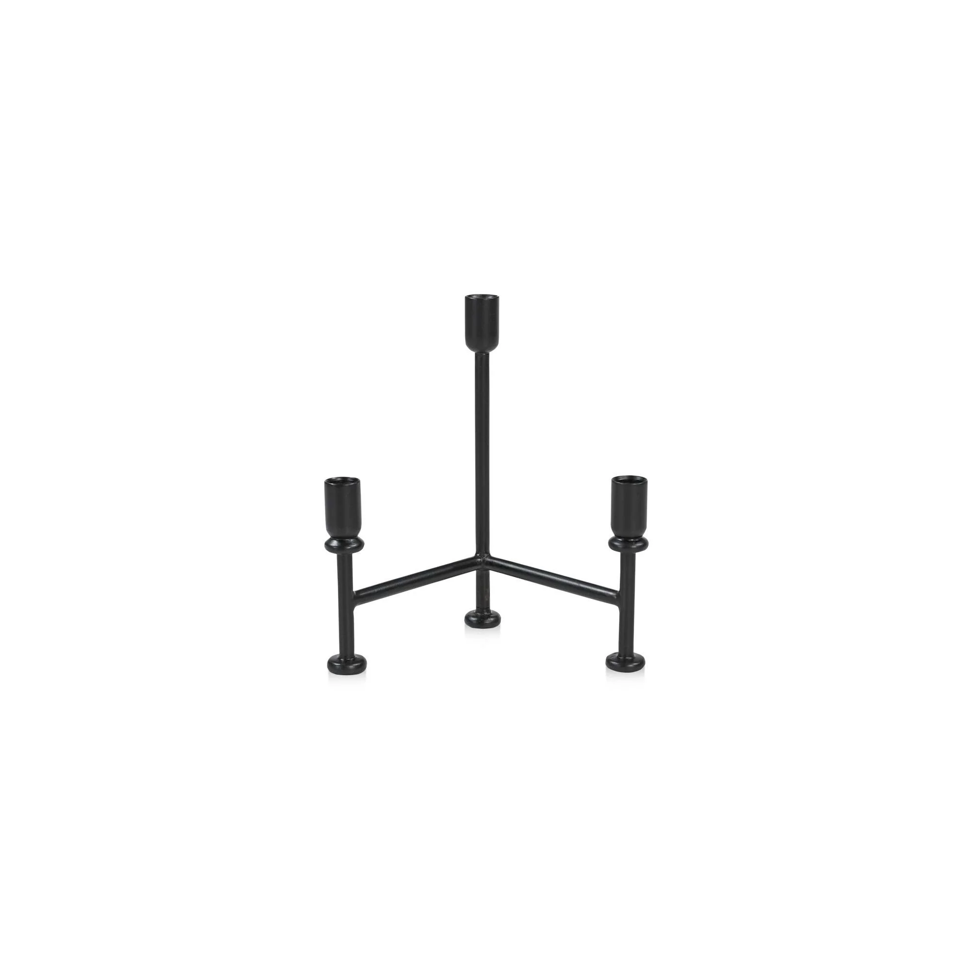 Moe's Home Cicero Candle Holder Black