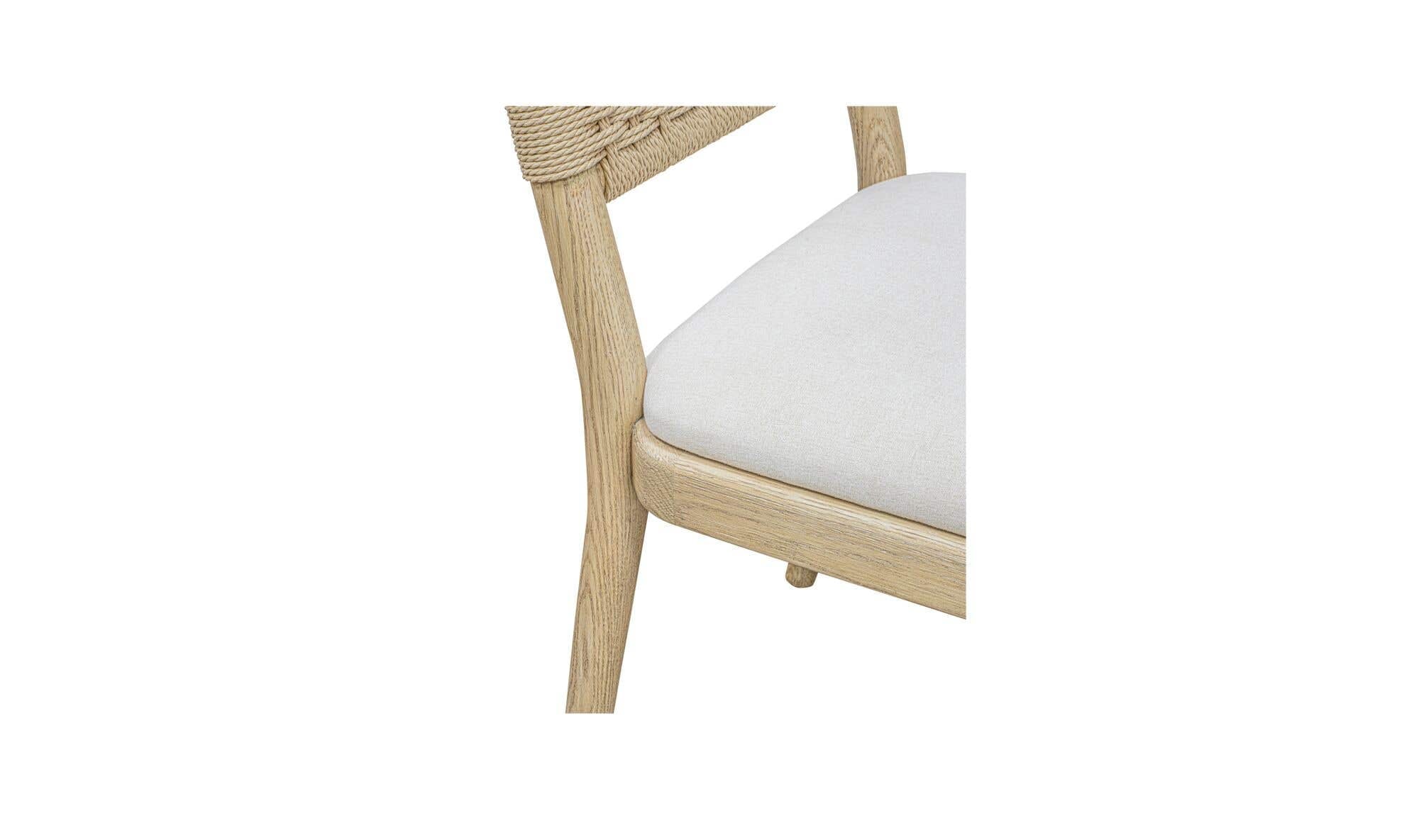 Moe's Home Claire Dining Chair Natural-Set of Two - Image 9