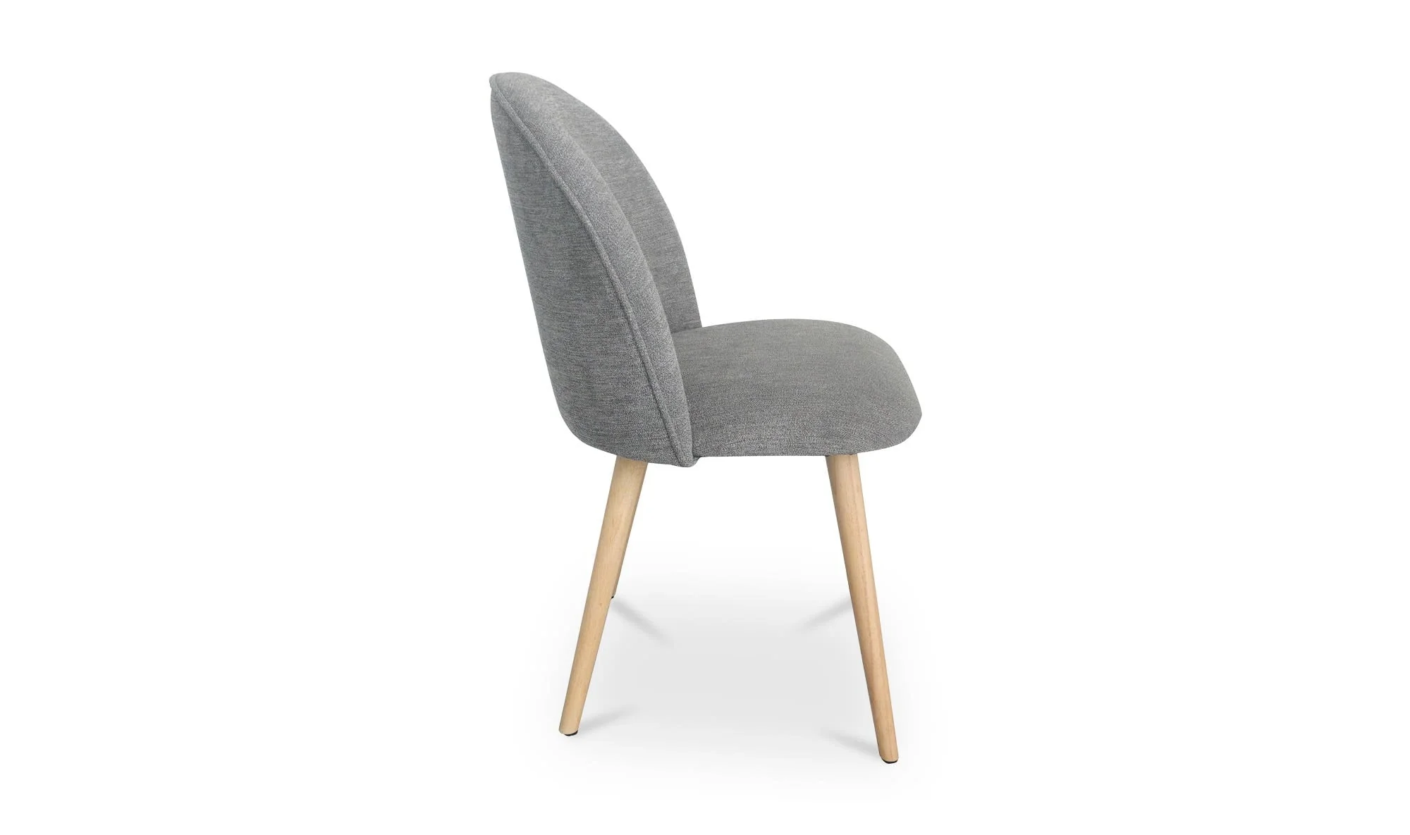 Moe's Home Clarissa Dining Chair Grey - Set Of Two - Image 7