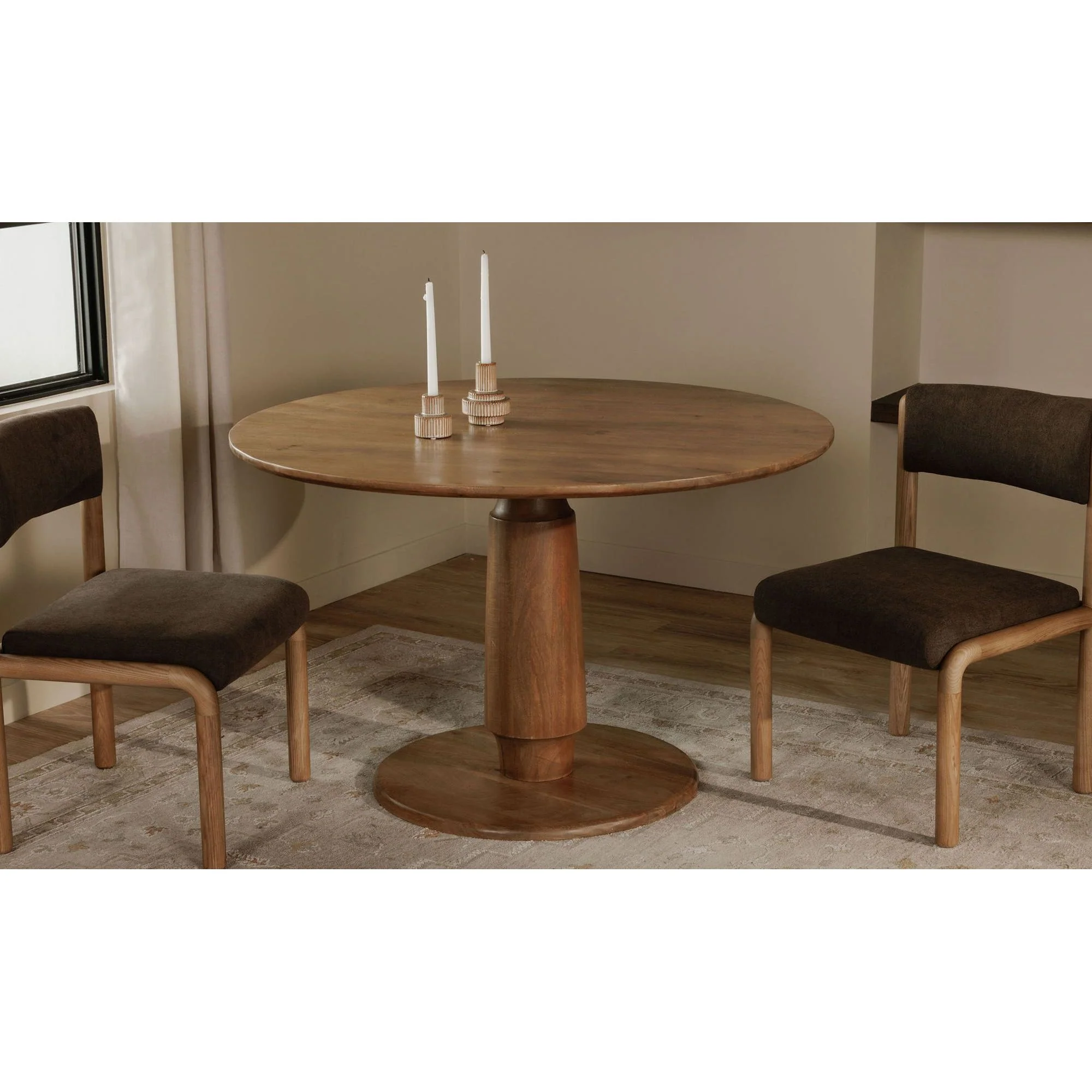 Moe's Home Clark Dining Table Brown - Image 3