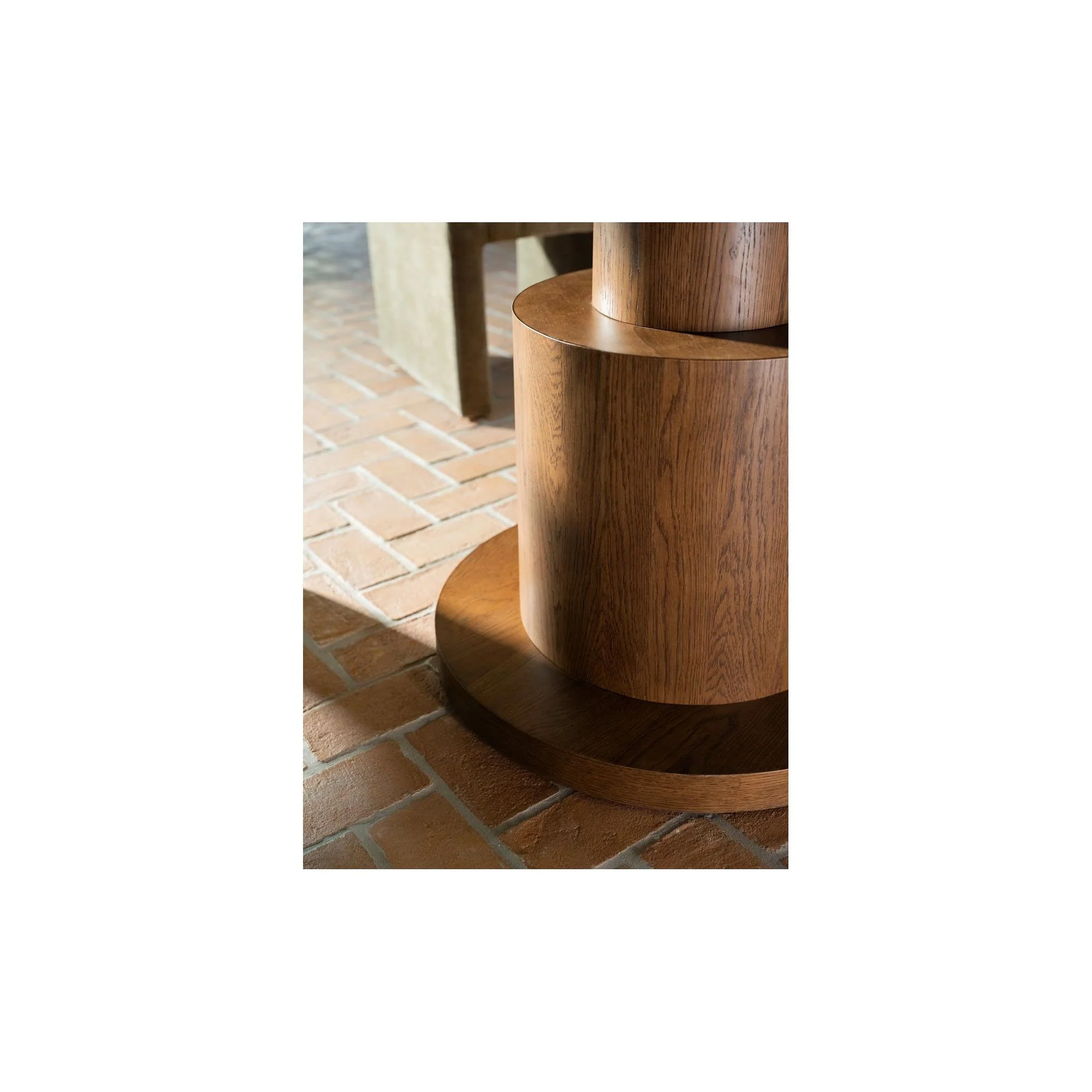 Moe's Home Clayton Dining Table Brown - Image 5