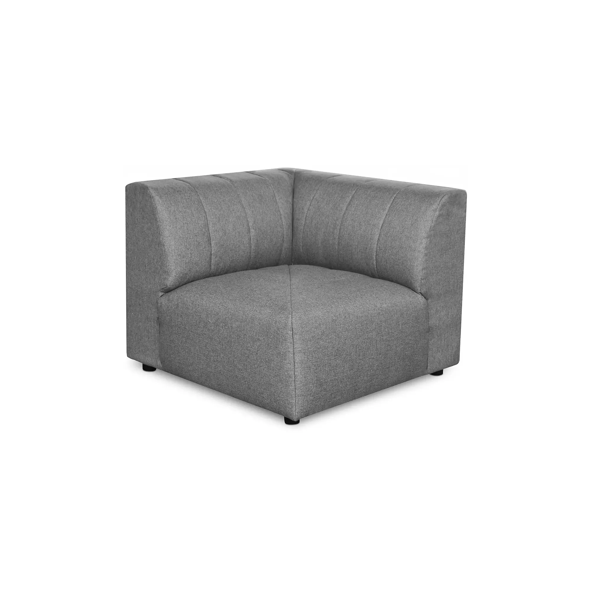 Moe's Home Collection Lyric Grey Corner Chair