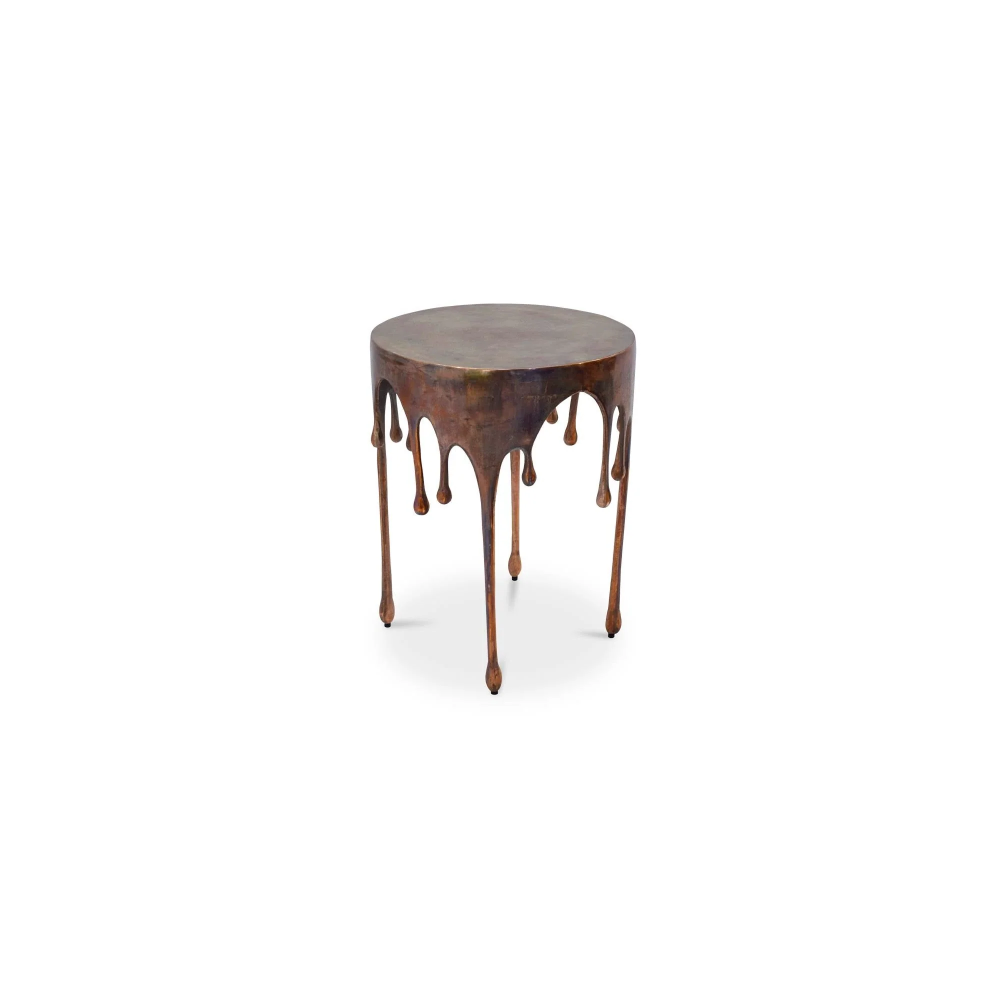 Moe's Home Collection Copperworks Antique Copper Accent Table