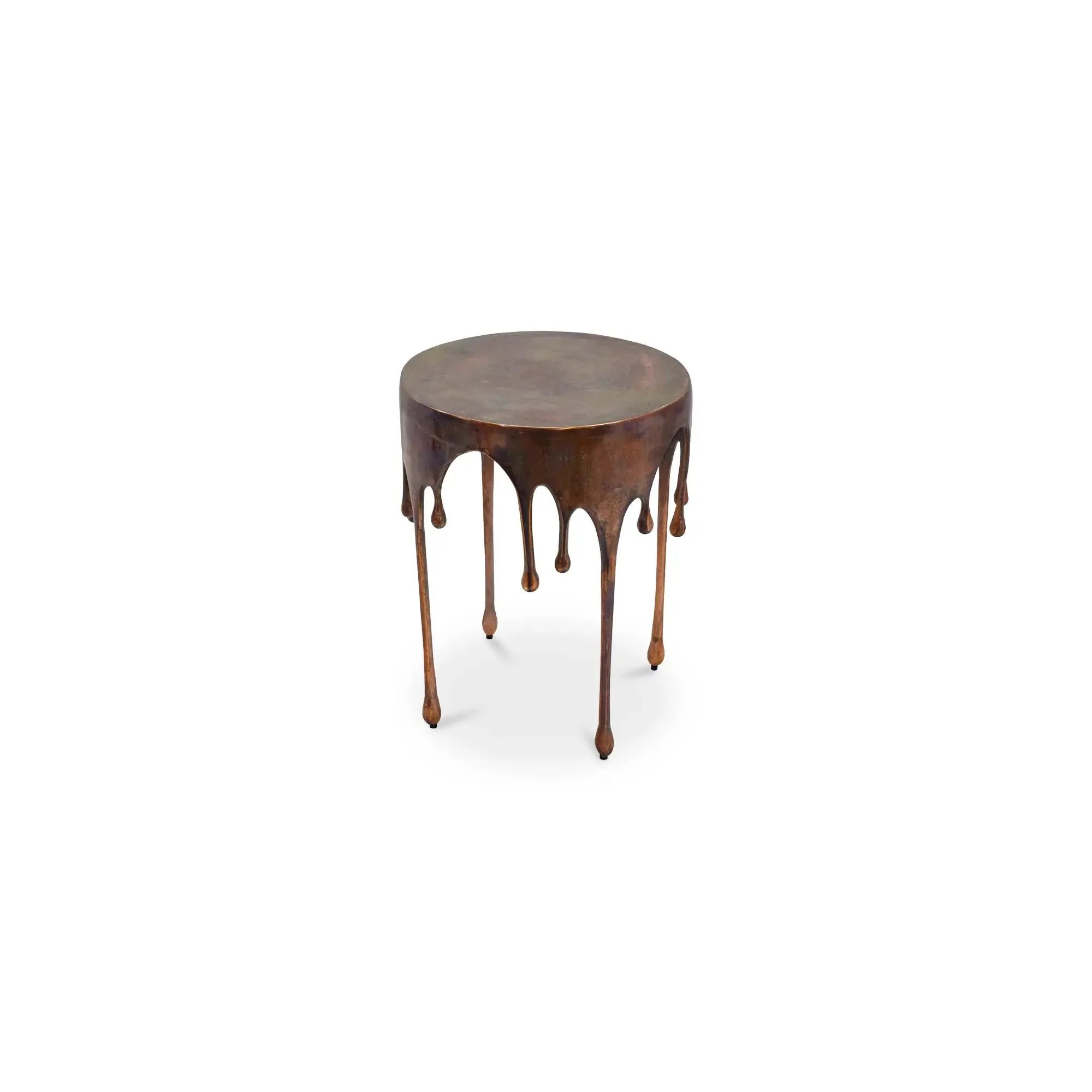 Moe's Home Collection Copperworks Antique Copper Accent Table - Image 2