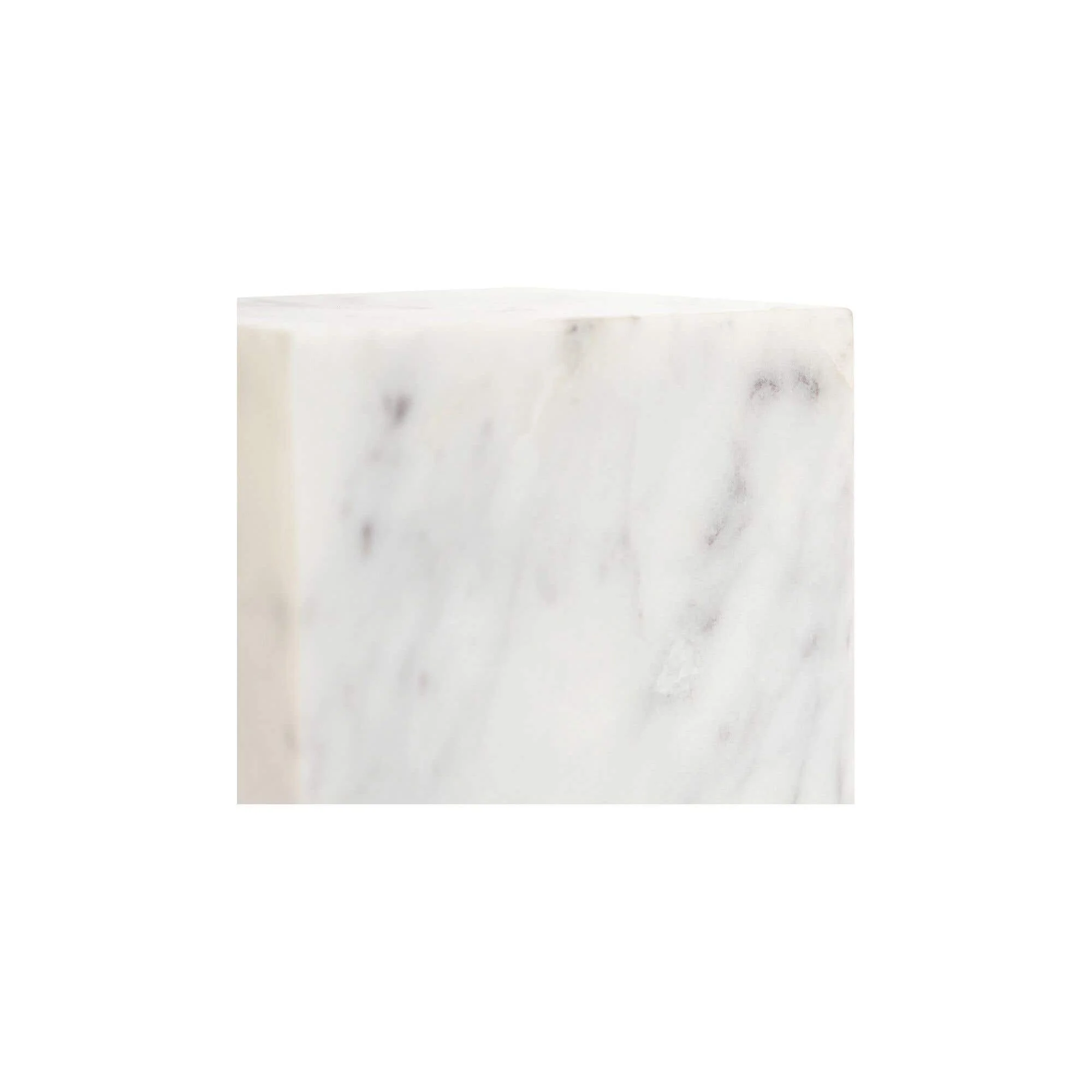 Moe's Home Cora Cube Tabletop Accent Banswara Purple White Marble - Image 3
