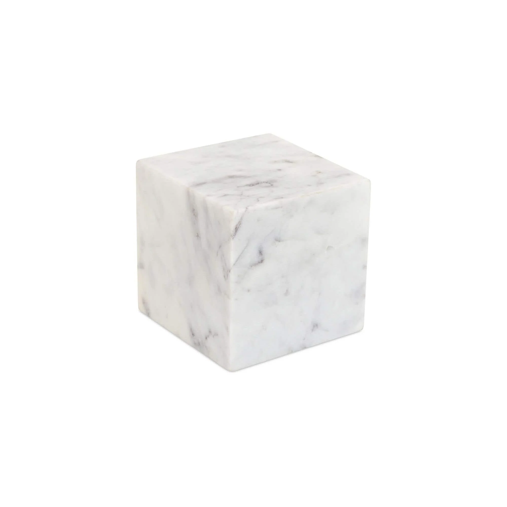 Moe's Home Cora Cube Tabletop Accent Banswara Purple White Marble - Image 5
