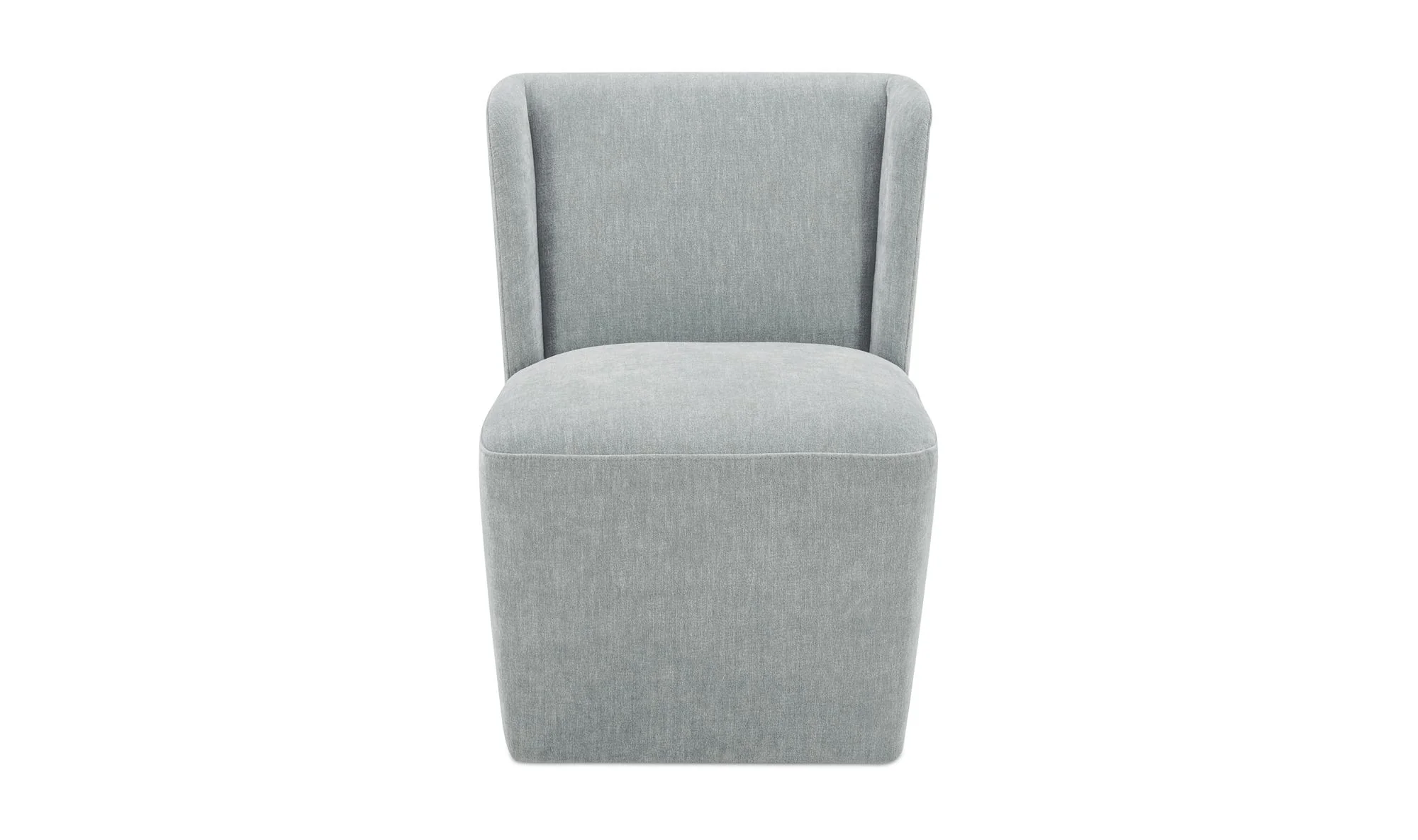 Moe's Home Cormac Rolling Dining Chair Slate Green