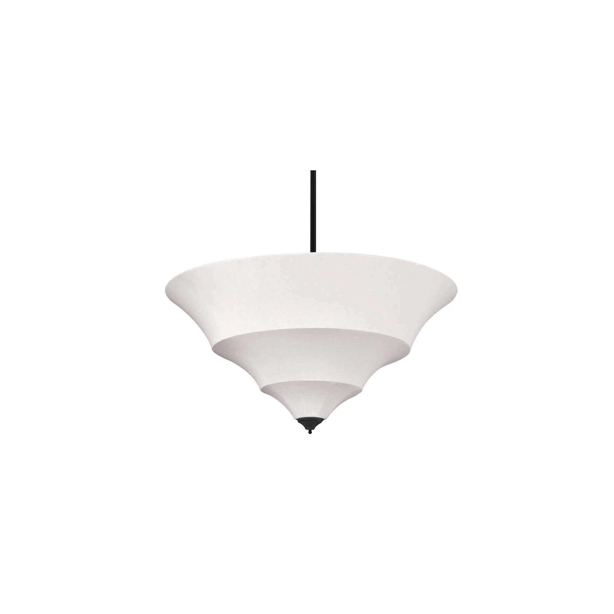 Moe's Home Corrina Pendant Lamp Large White - Image 3