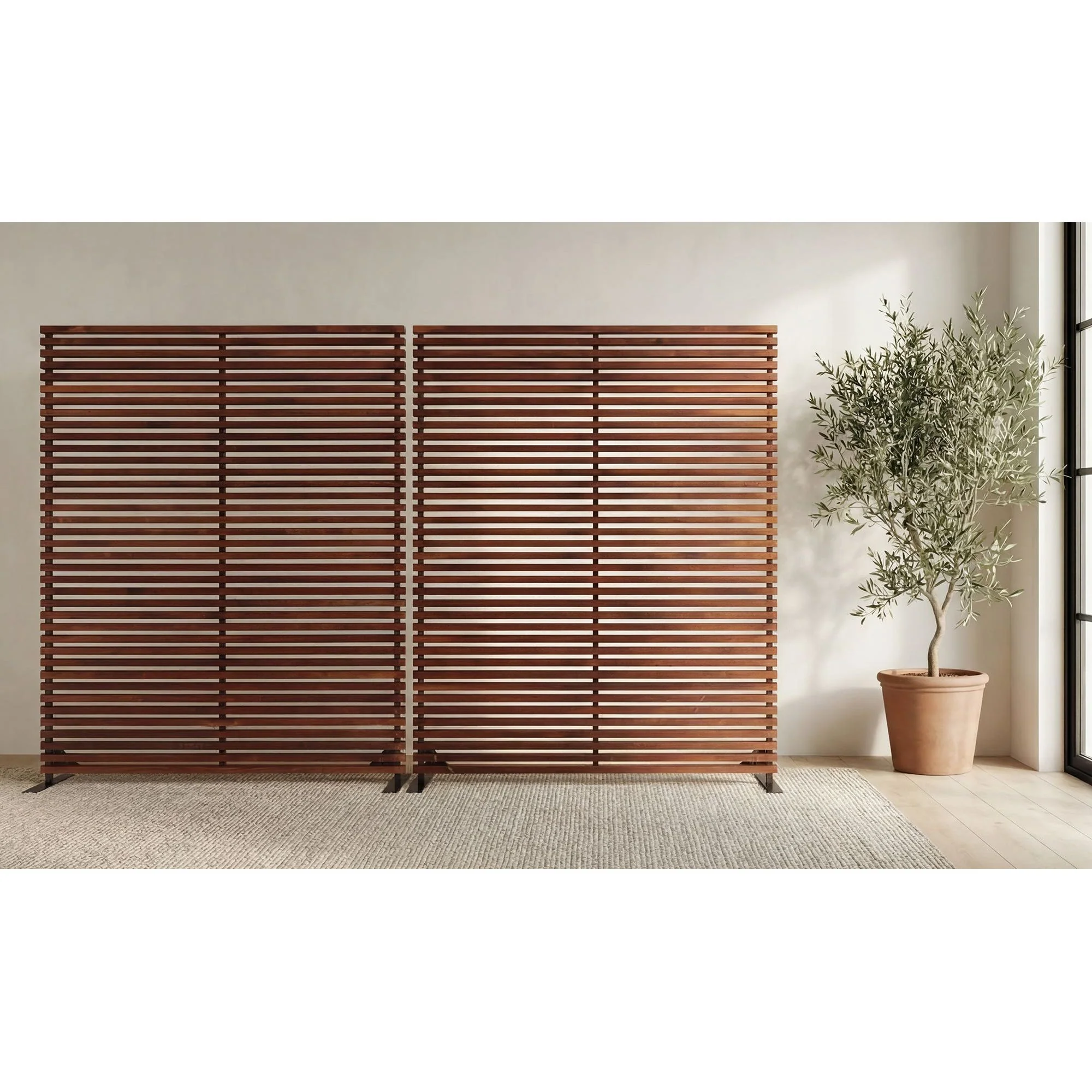 Moe's Home Damani Screen Brown - Image 2