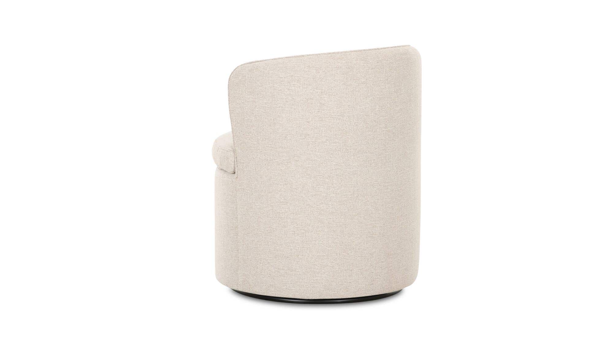 Moe's Home Dane Swivel Dining Chair Oatmeal - Image 7