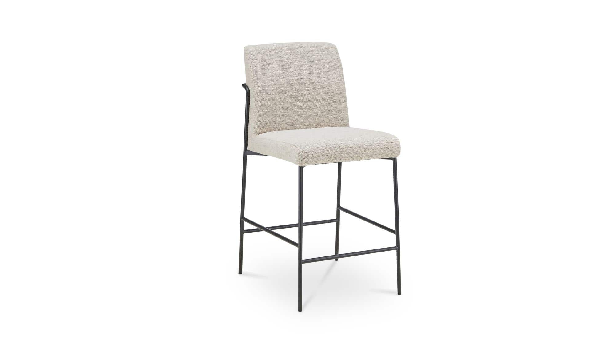 Moe's Home Danny Counter Stool Ivory - Image 3
