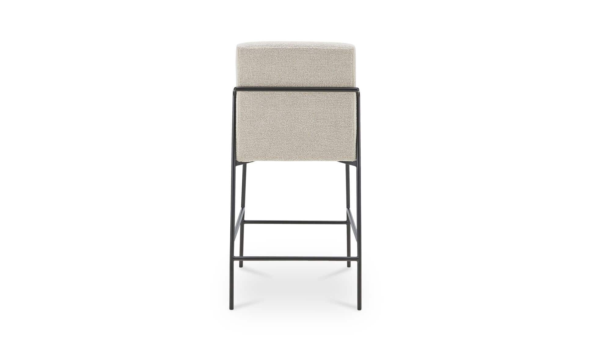 Moe's Home Danny Counter Stool Ivory - Image 6