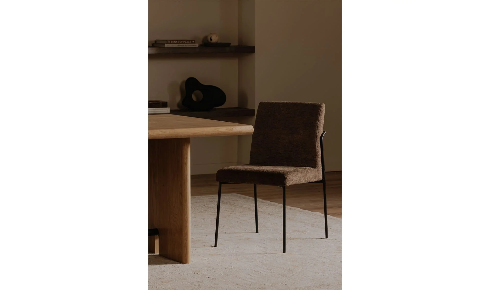 Moe's Home Danny Dining Chair Dark Brown Set of Two - Image 3