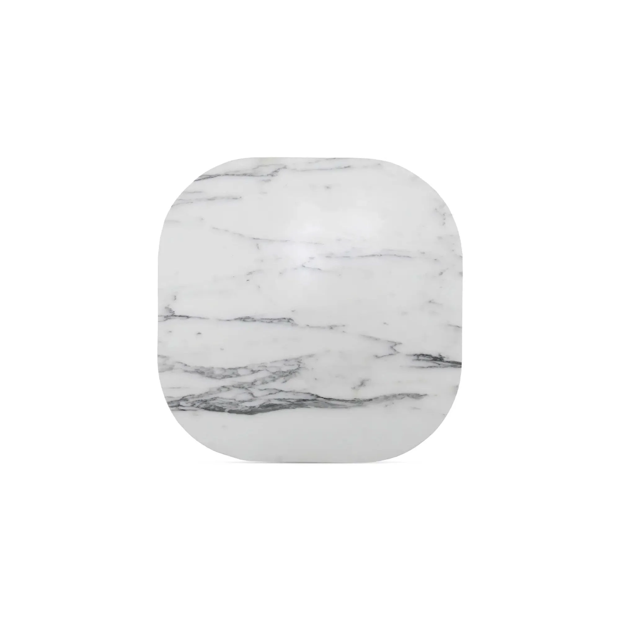 Moe's Home Collection Dash White Calacatta Marble Accent Table - Image 9