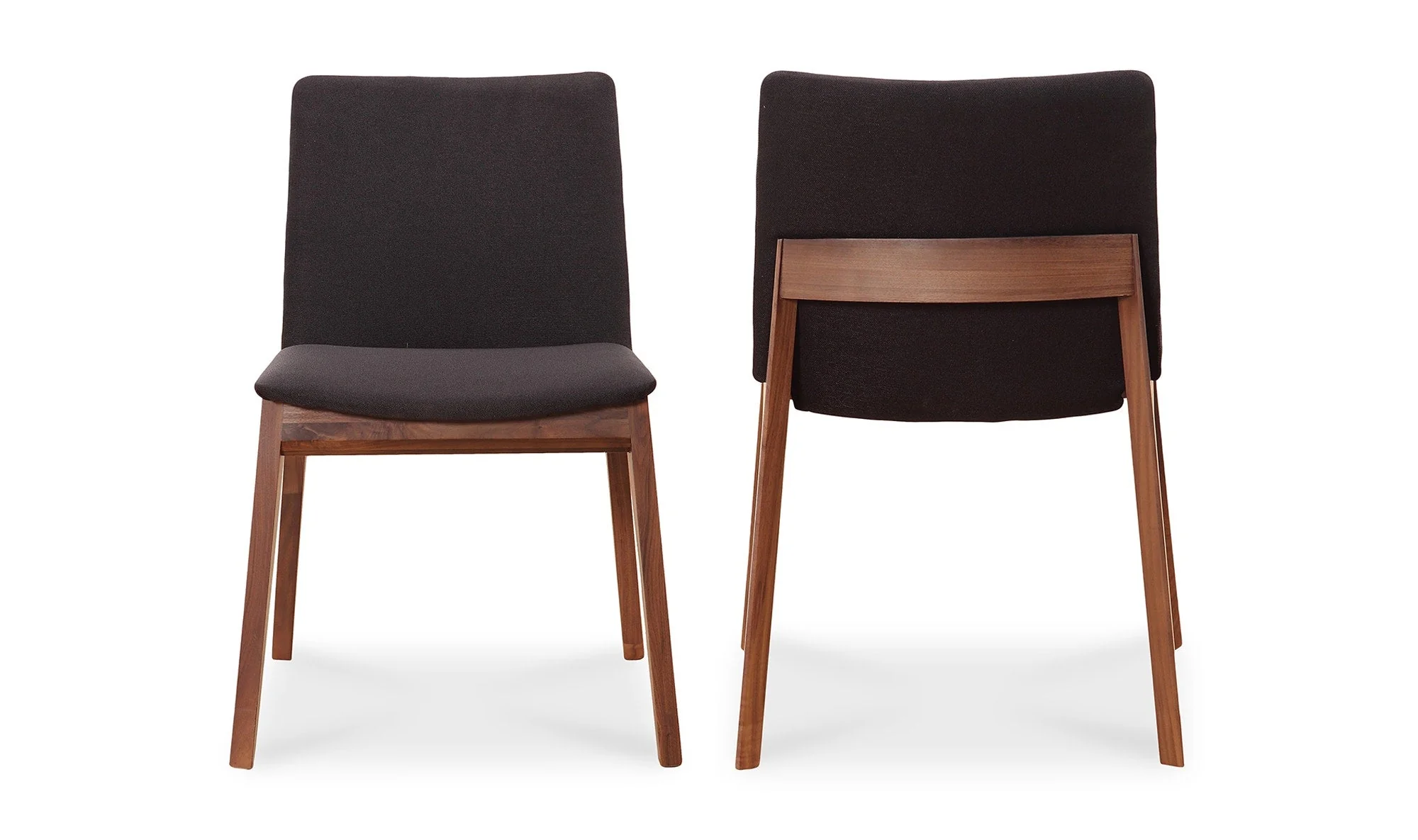 Moe's Home Deco Dining Chair Black- Set Of Two - Image 3