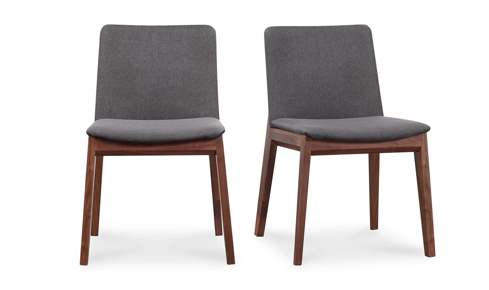 Moe's Home Deco Dining Chair Dark Grey - Set Of Two