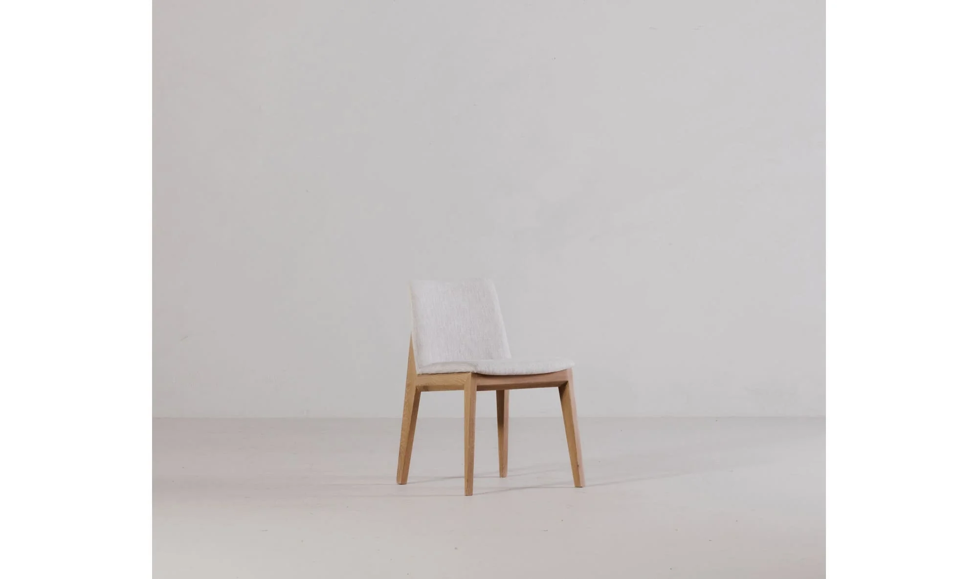 Moe's Home Deco Oak Dining Chair Light Grey - Set Of Two - Image 3