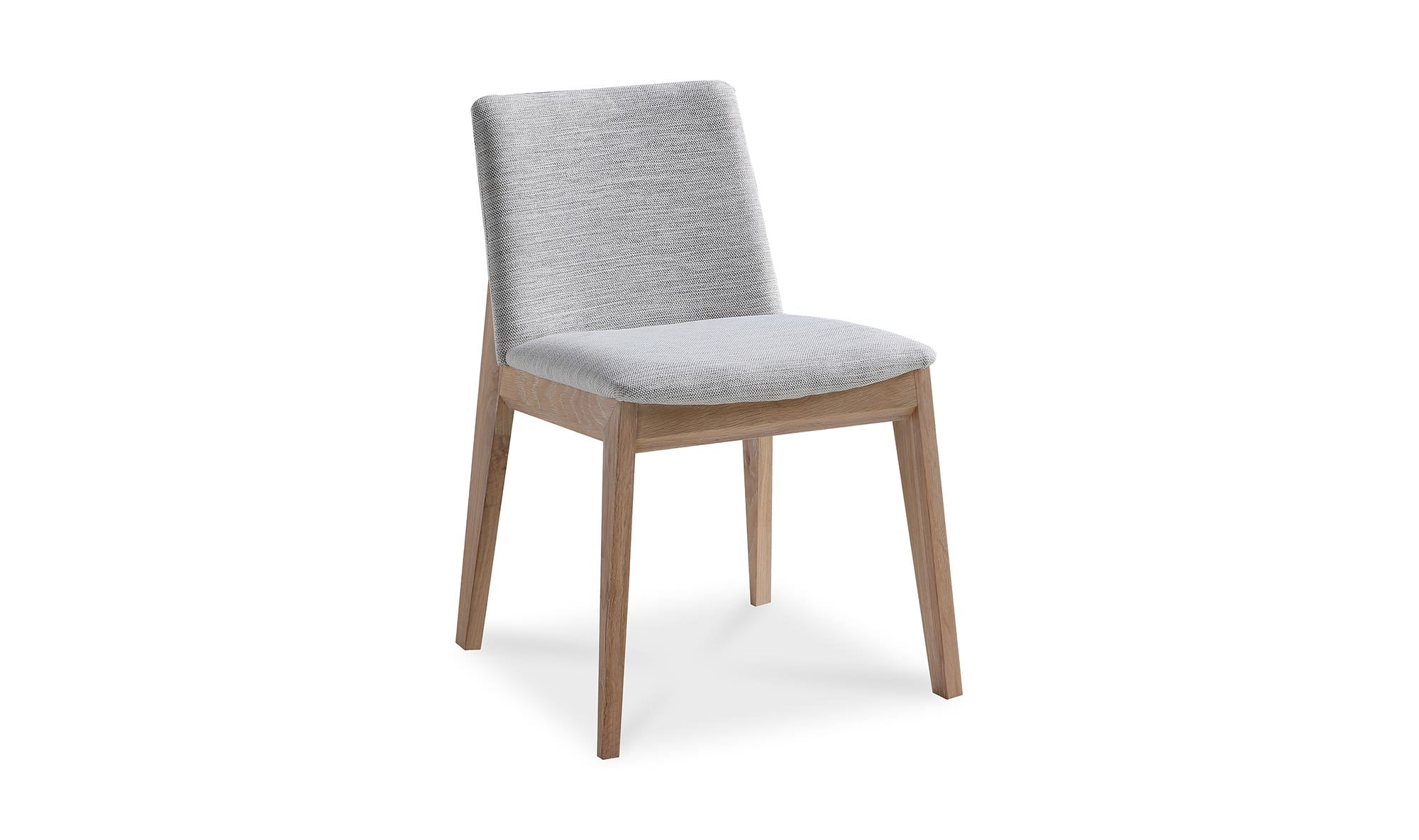 Moe's Home Deco Oak Dining Chair Light Grey - Set Of Two - Image 8