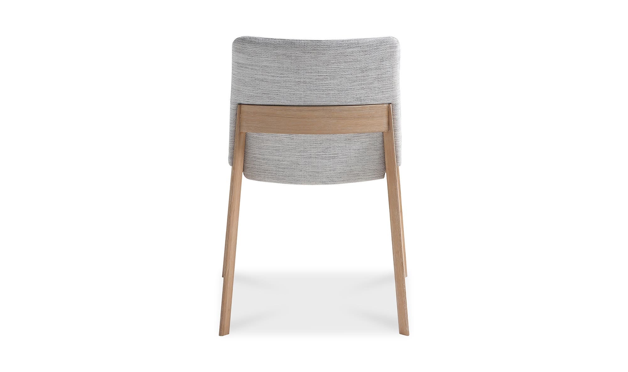 Moe's Home Deco Oak Dining Chair Light Grey - Set Of Two - Image 9