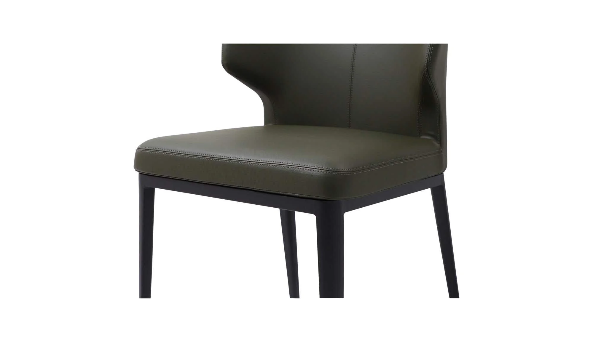 Moe's Home Delaney Dining Chair Dark Green-Set of Two - Image 10