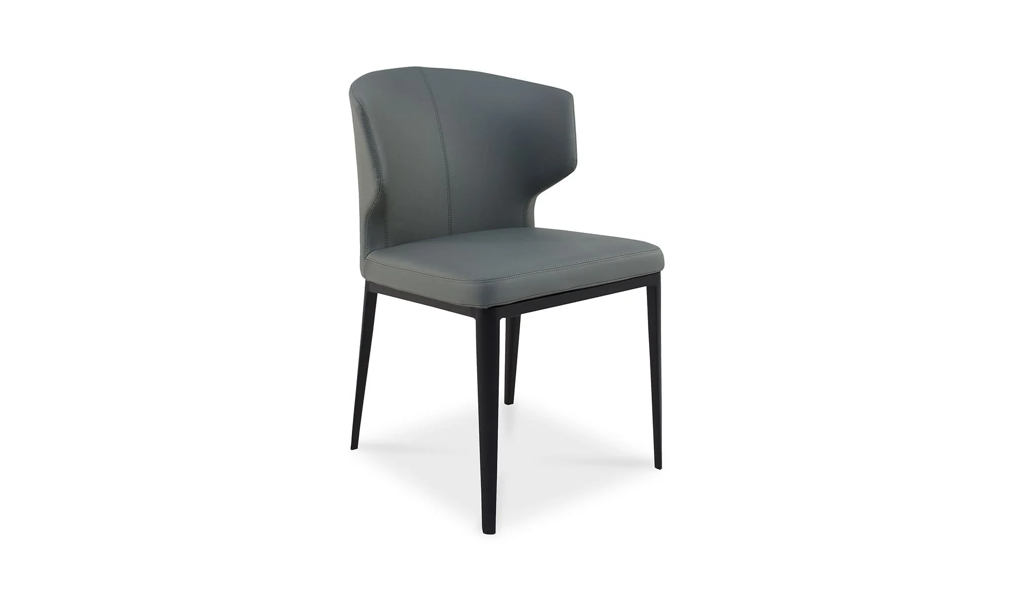 Moe's Home Delaney Dining Chair Grey - Set Of Two - Image 5