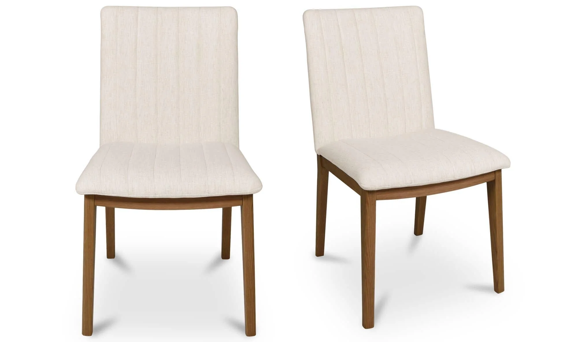 Moe's Home Demi Dining Chair Cream-Set of Two
