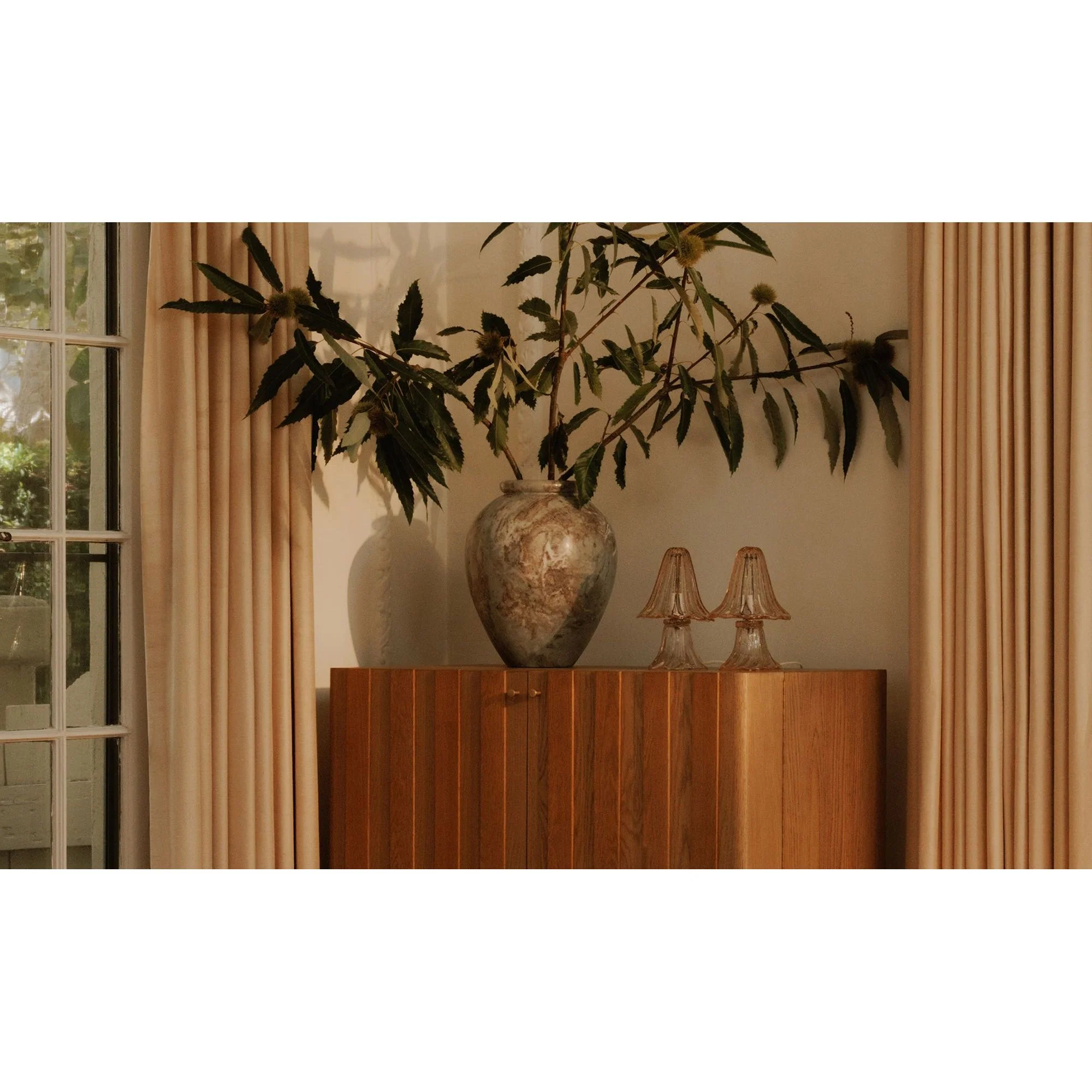 Moe's Home Didion Vase Torrento Marble - Image 2