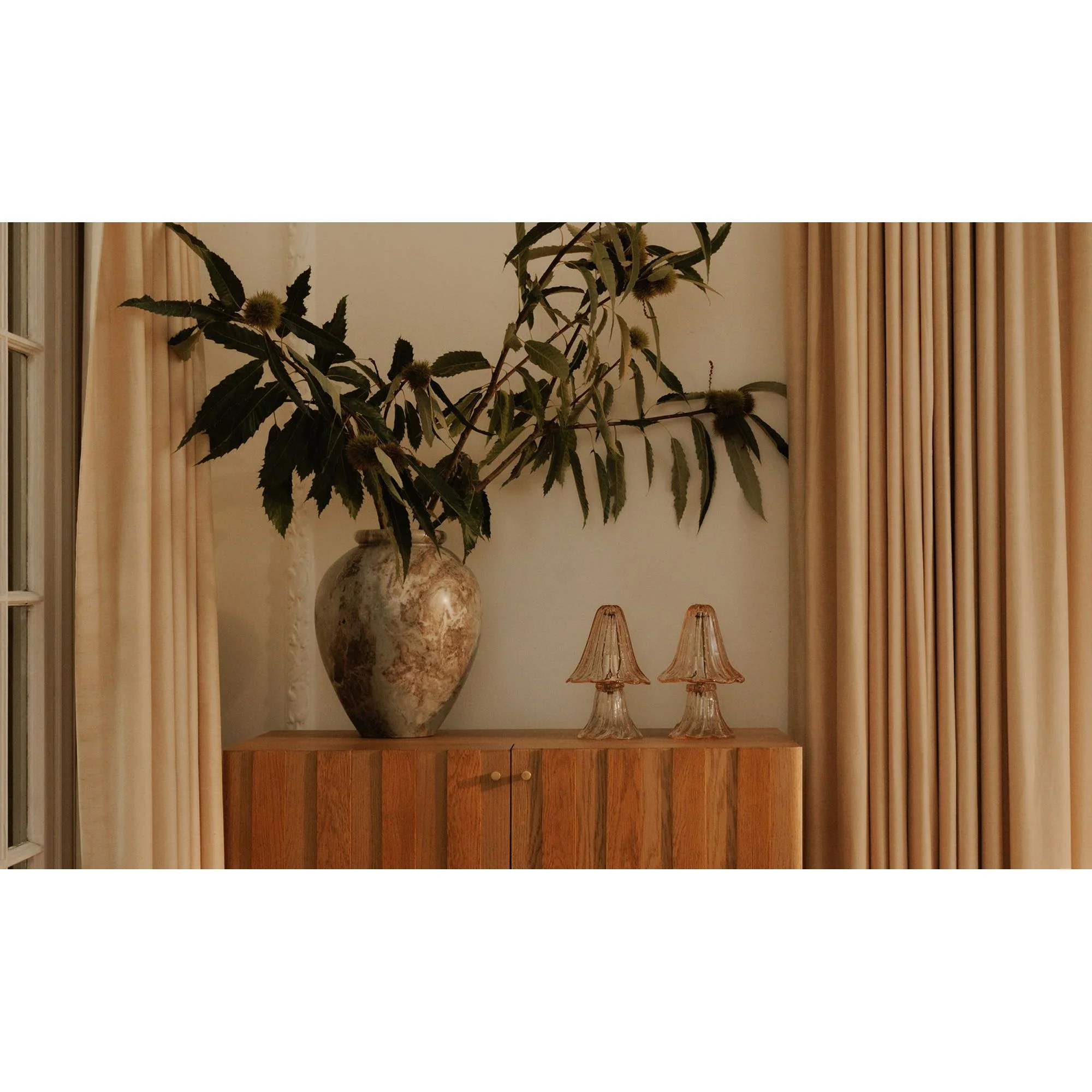 Moe's Home Didion Vase Torrento Marble - Image 3