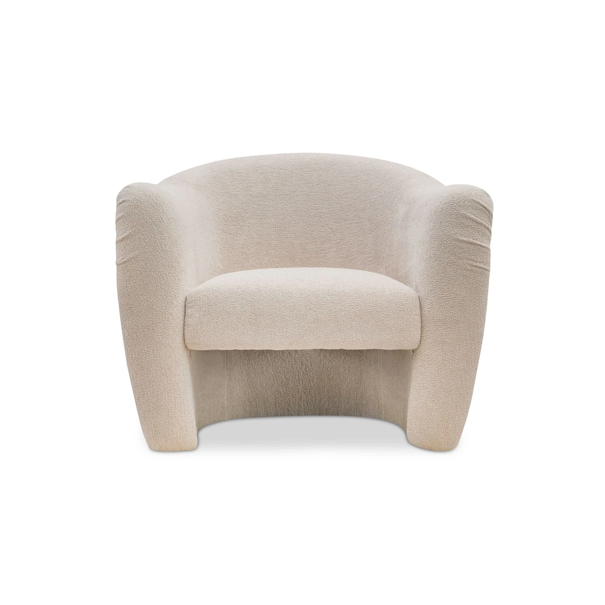 Moe's Home Collection Domino Beige Accent Chair - Image 2