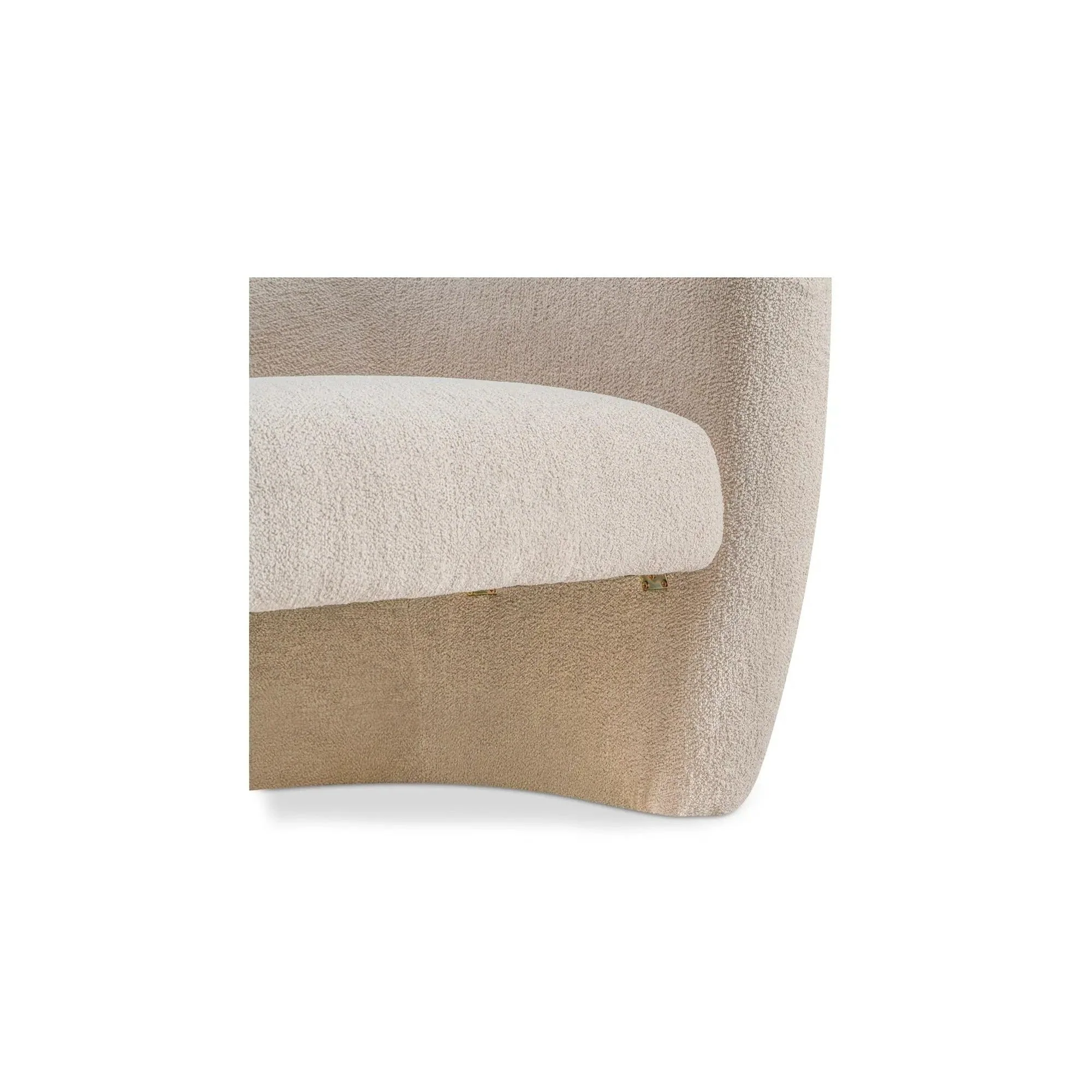 Moe's Home Collection Domino Beige Accent Chair - Image 6